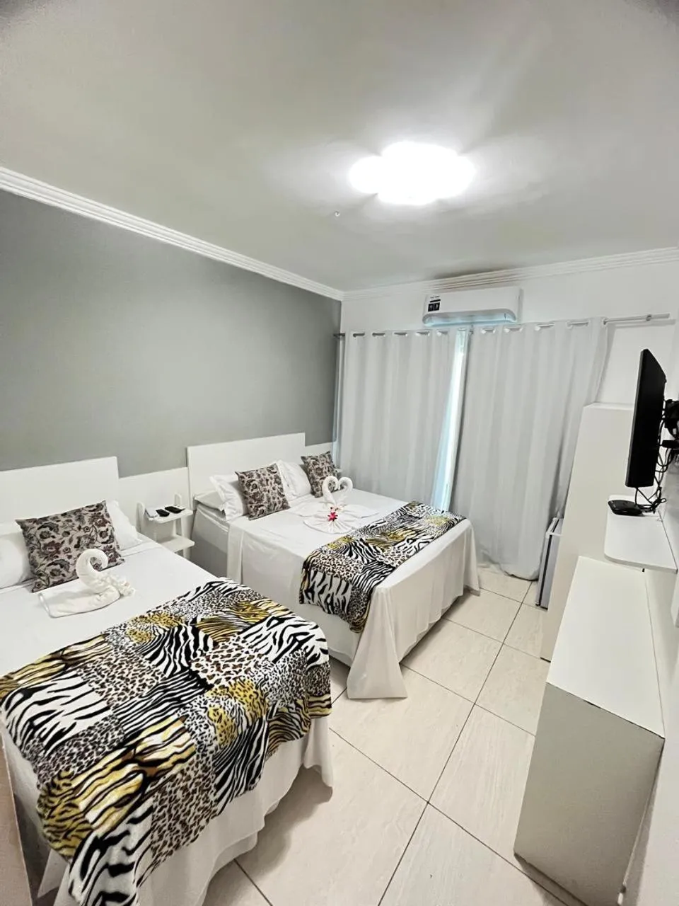 Bed in Pousada Verdes Mares