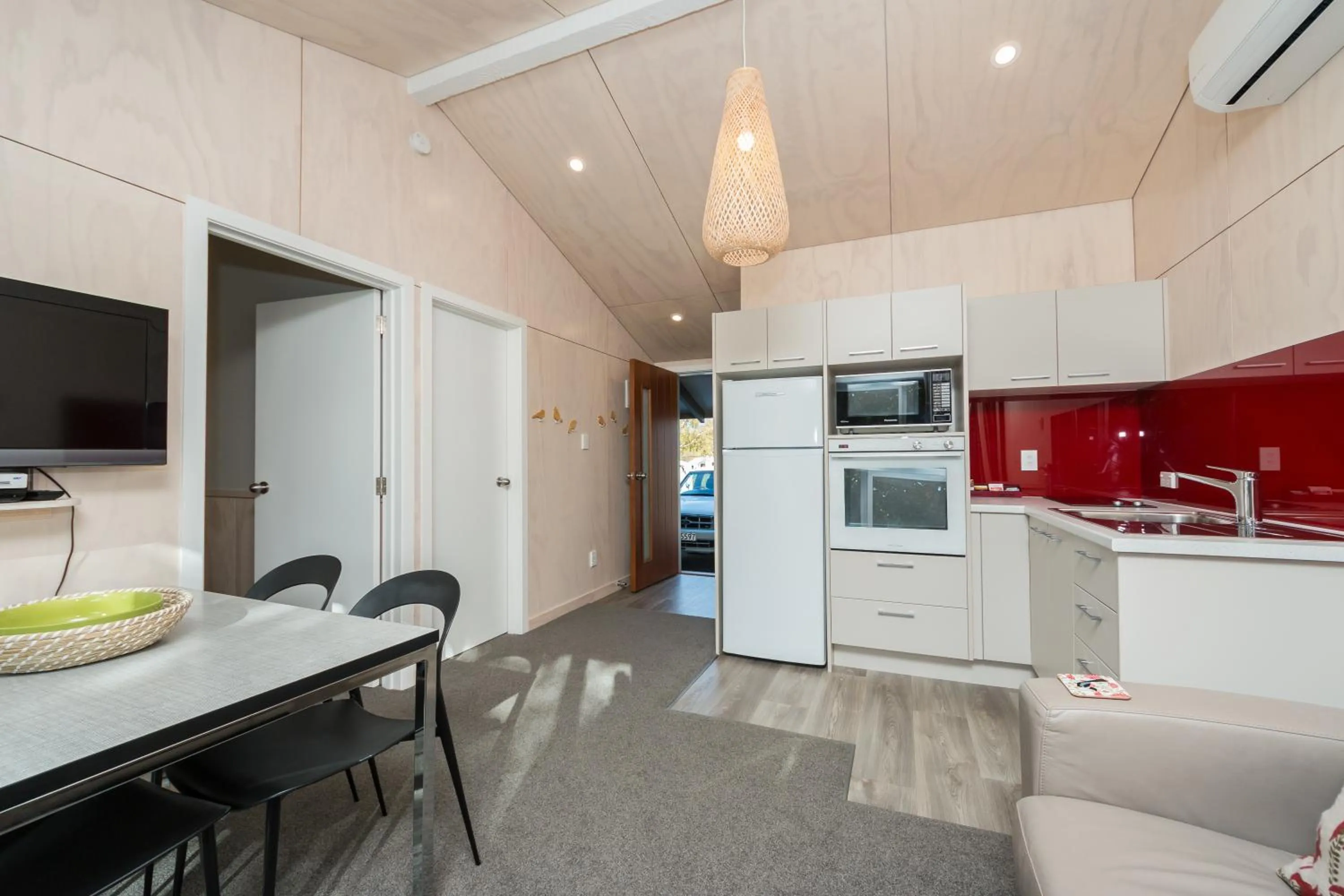 Kitchen or kitchenette in Hanmer Springs TOP 10 Holiday Park