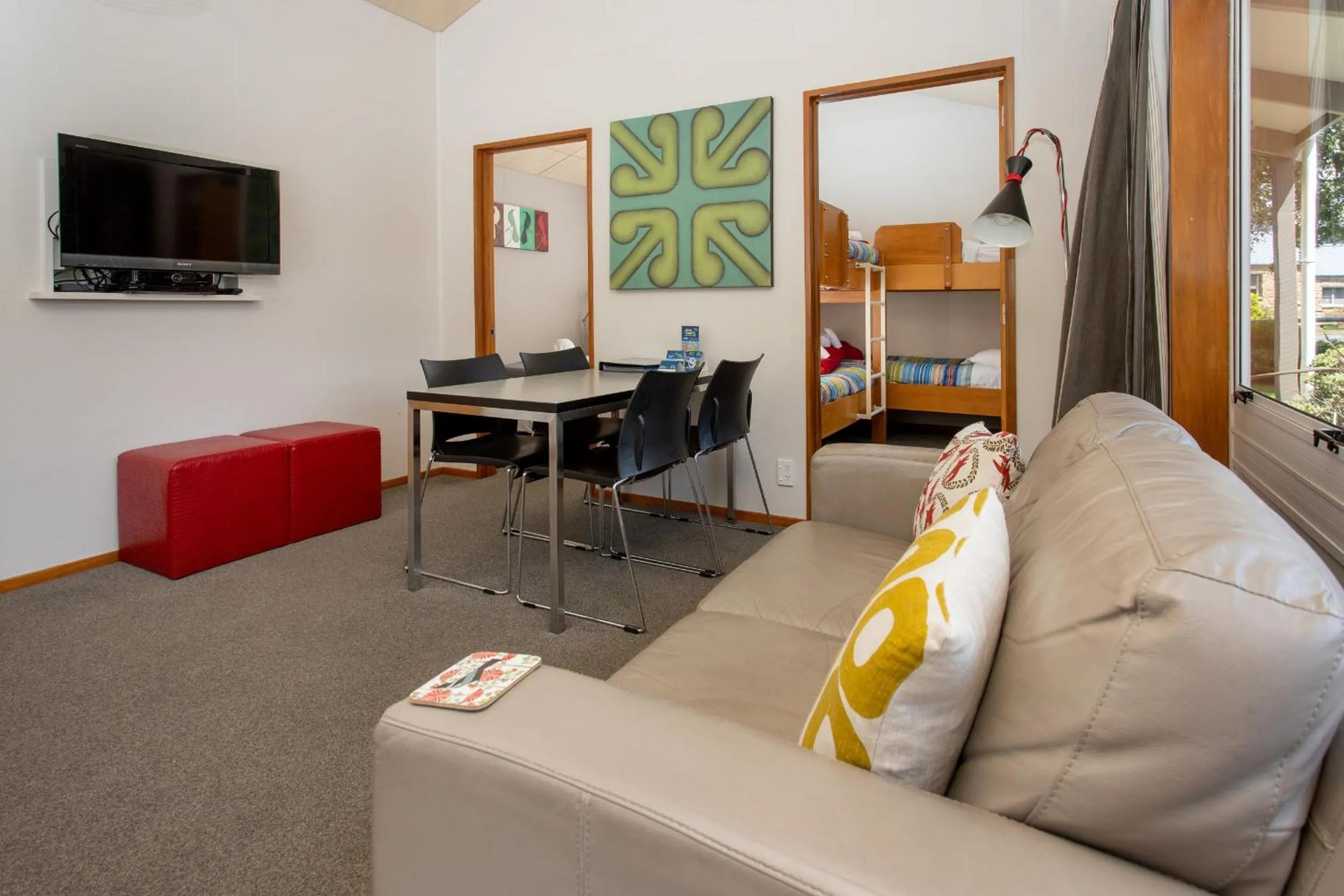 Living room in Hanmer Springs TOP 10 Holiday Park