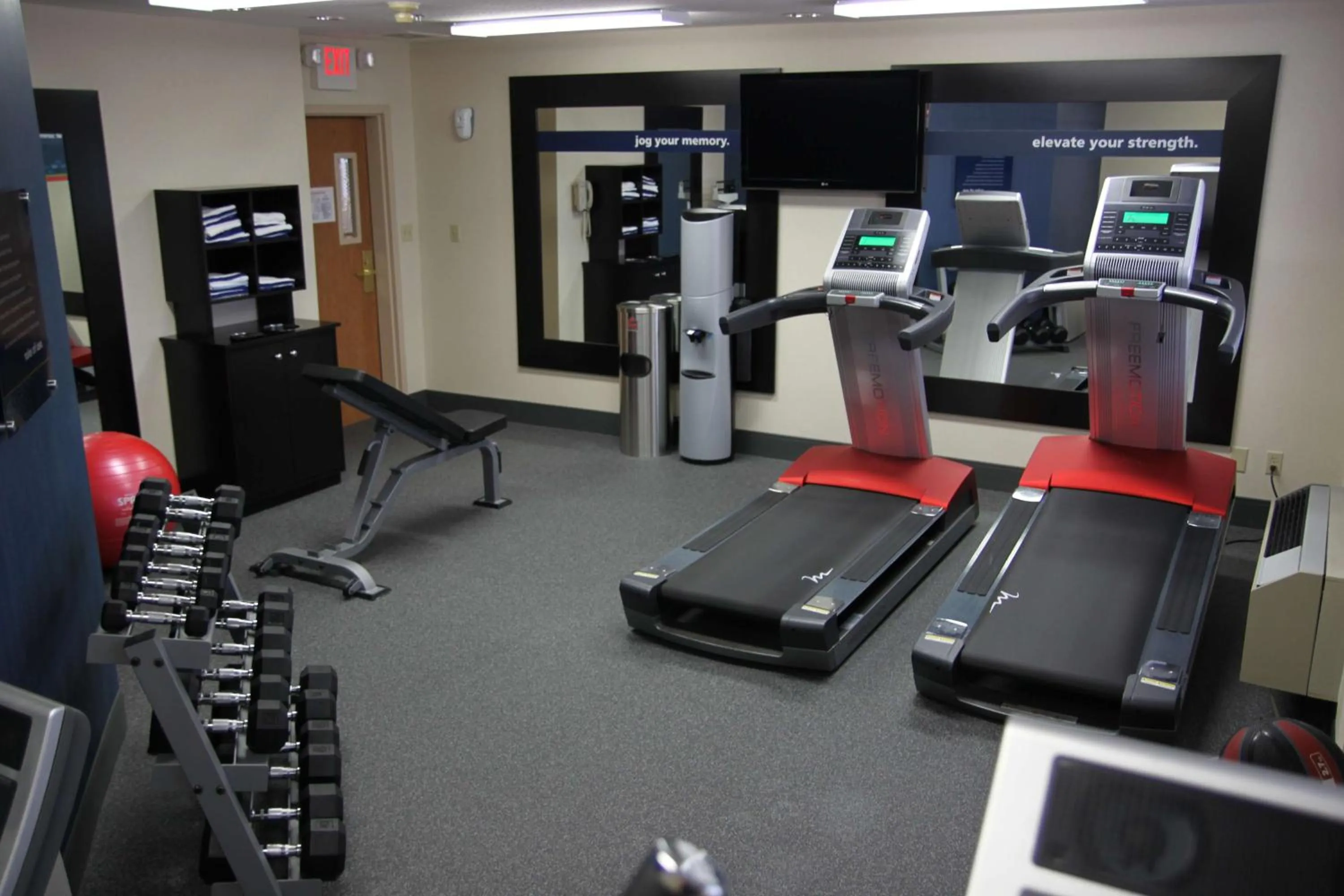 Fitness centre/facilities in Hampton Inn & Suites Chillicothe