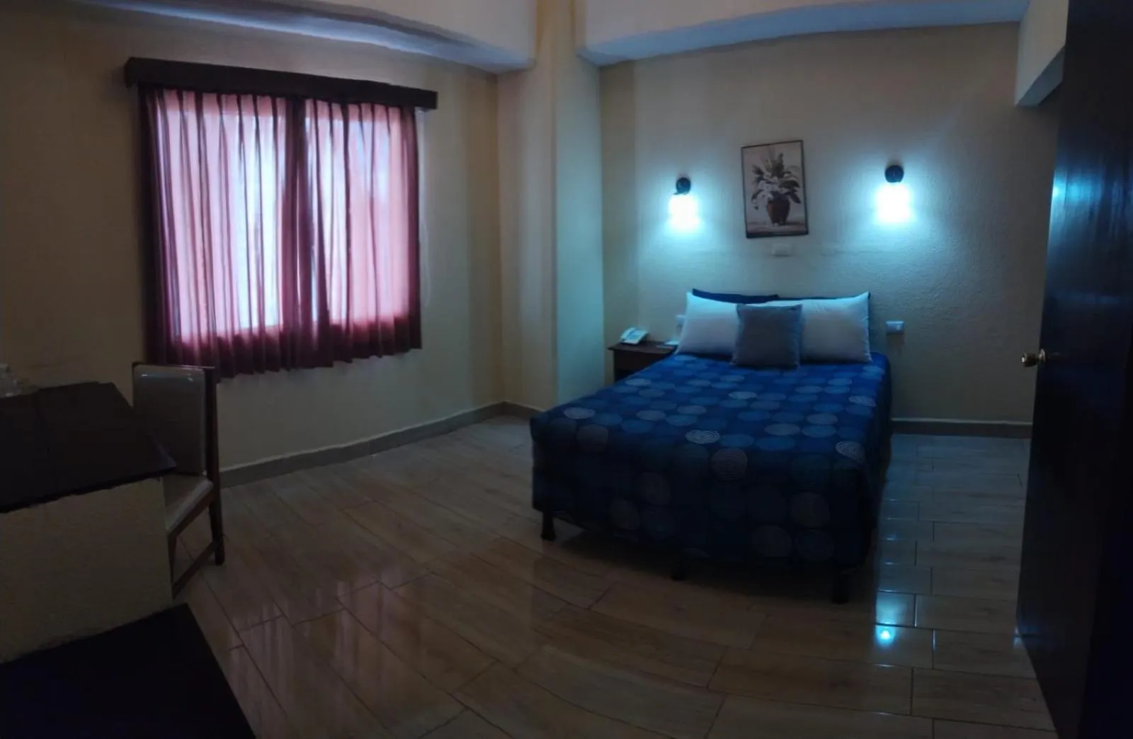 Bed in Hotel Sevilla