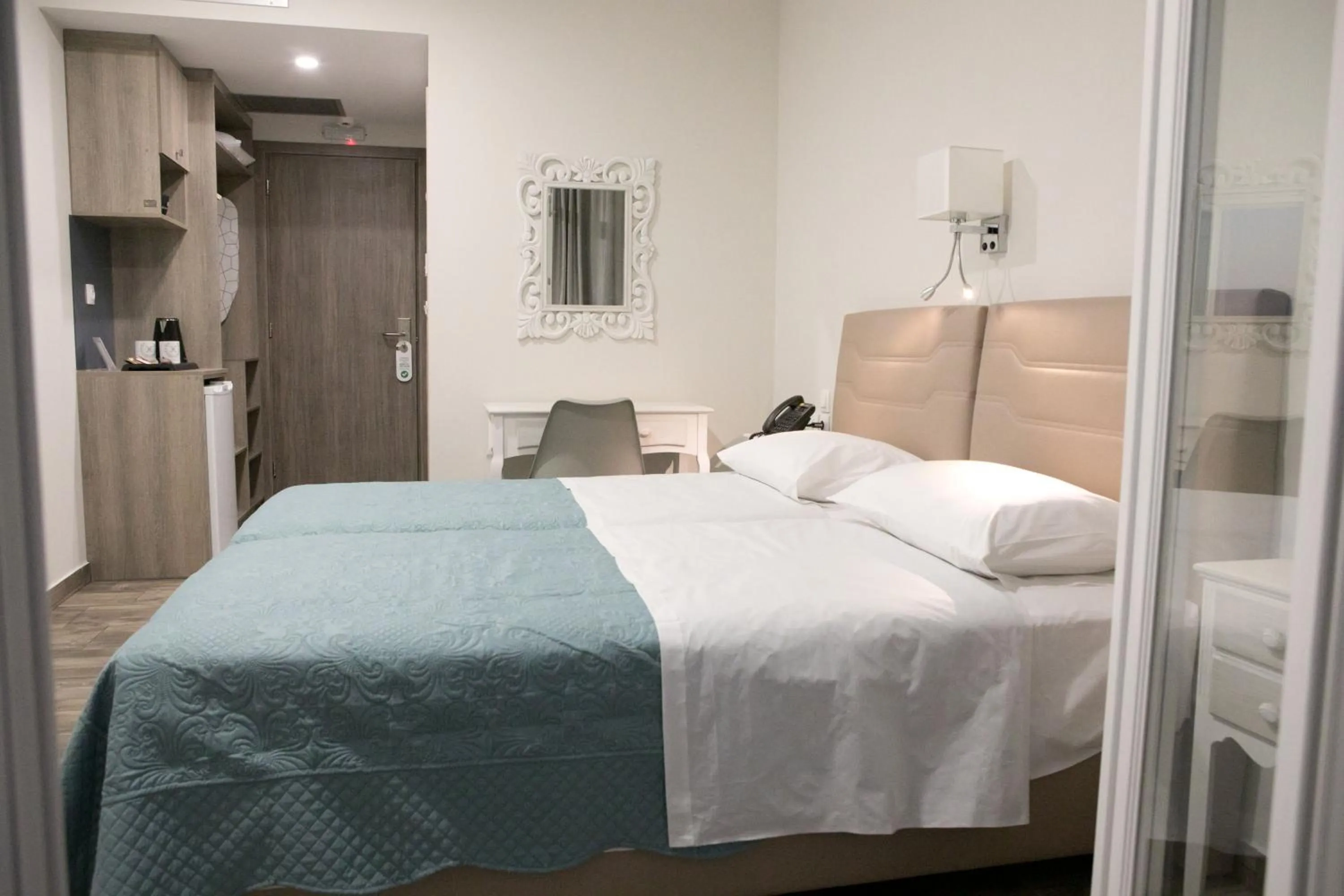 Bed in Hyperion Hotel