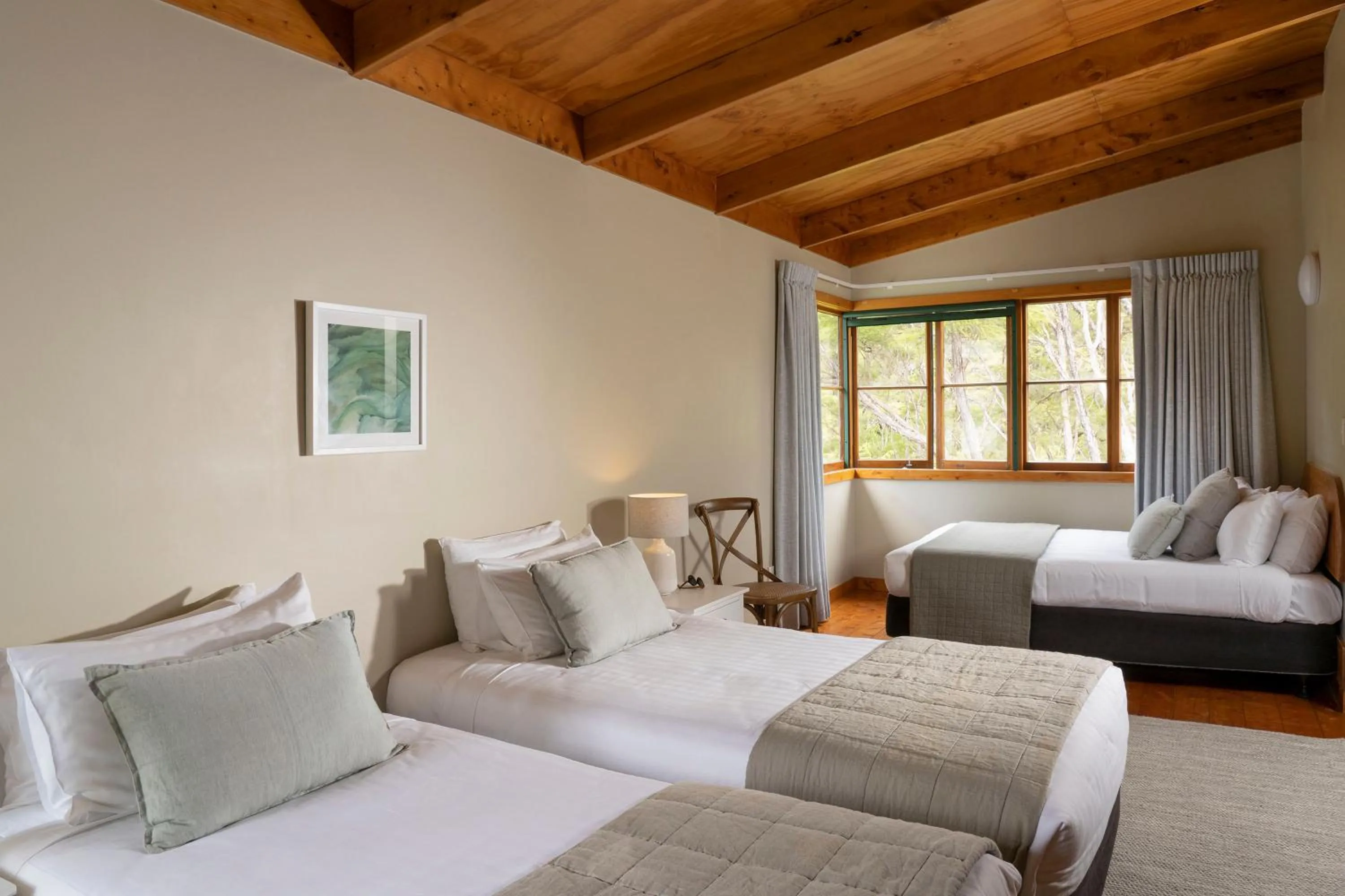 Bedroom, Bed in Awaroa Lodge