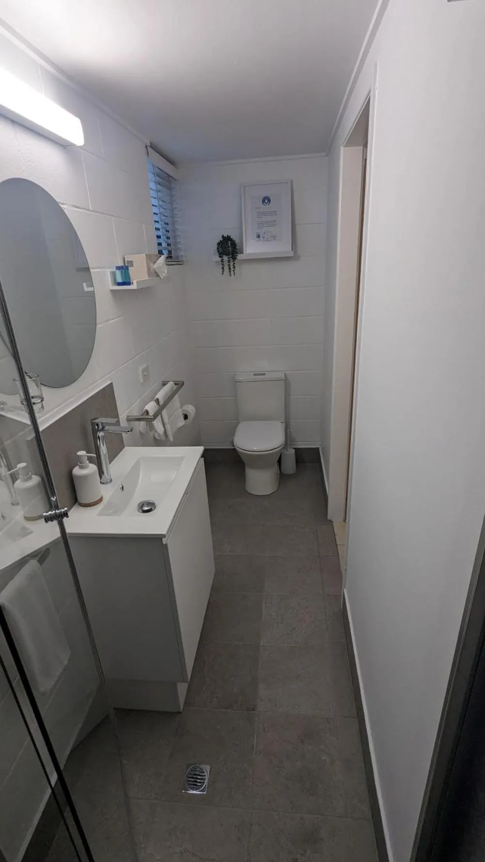 Bathroom in Moffat Beach Motel Caloundra