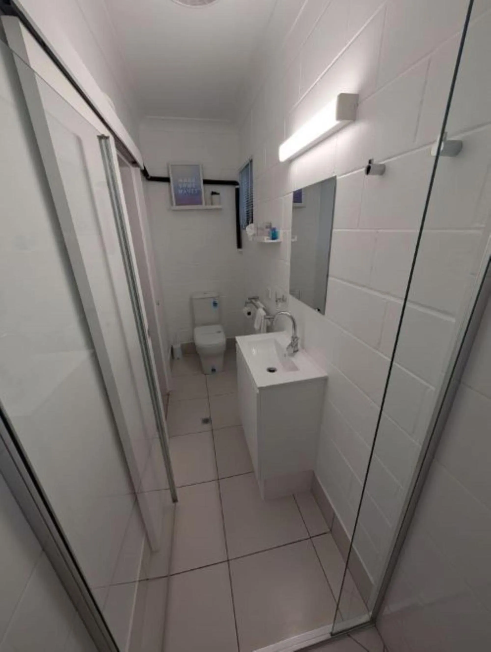 Bathroom in Moffat Beach Motel Caloundra