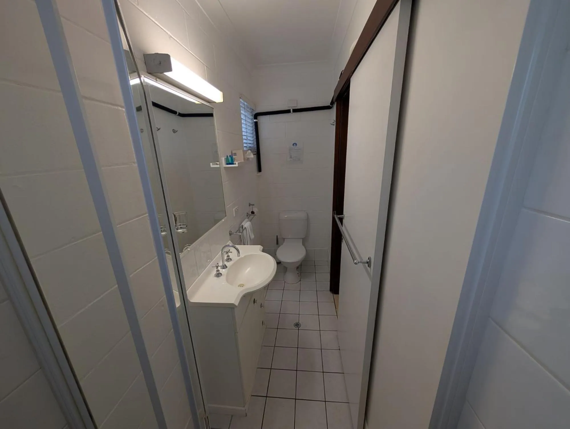Bathroom in Moffat Beach Motel Caloundra