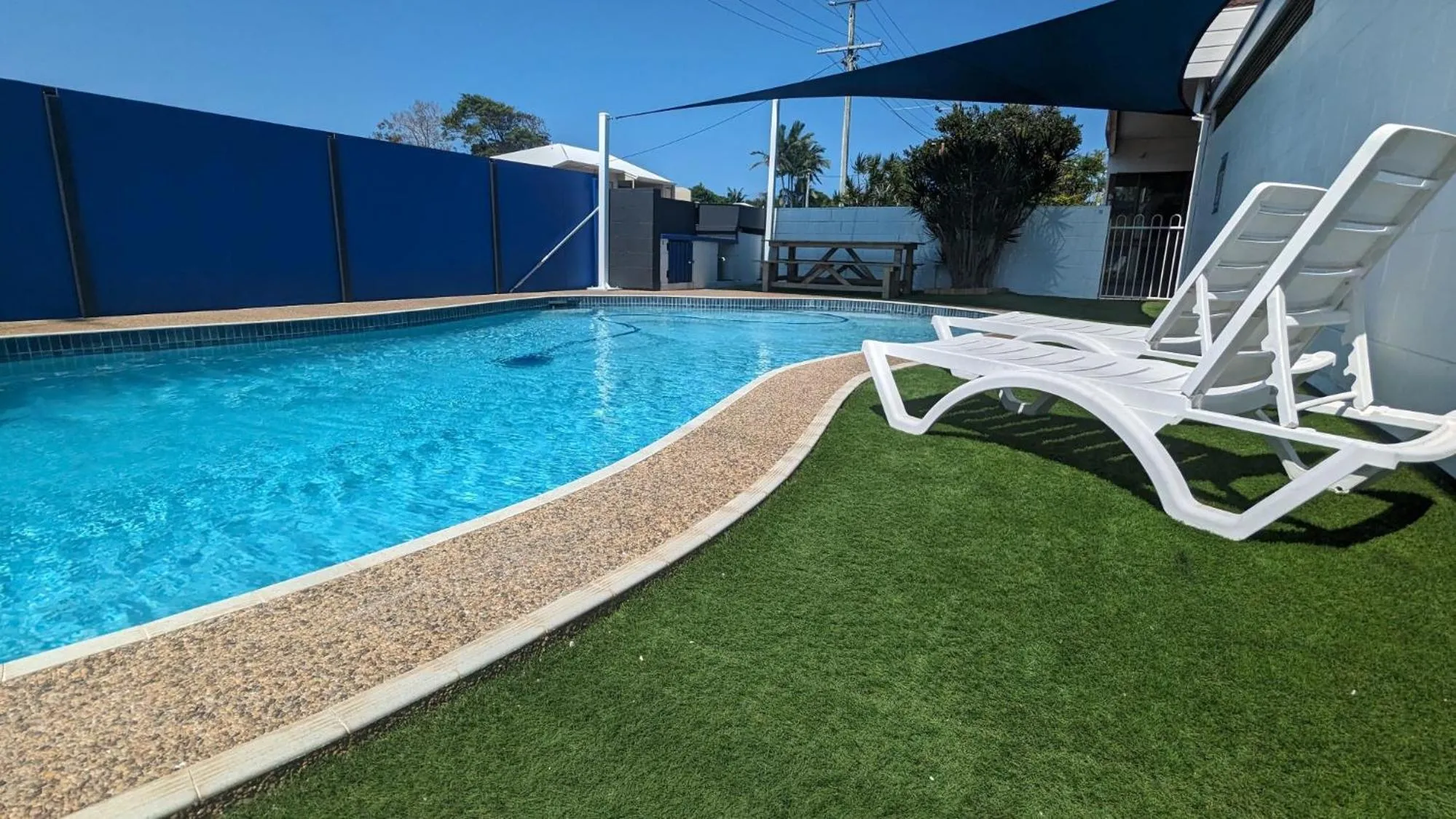 Swimming pool in Moffat Beach Motel Caloundra