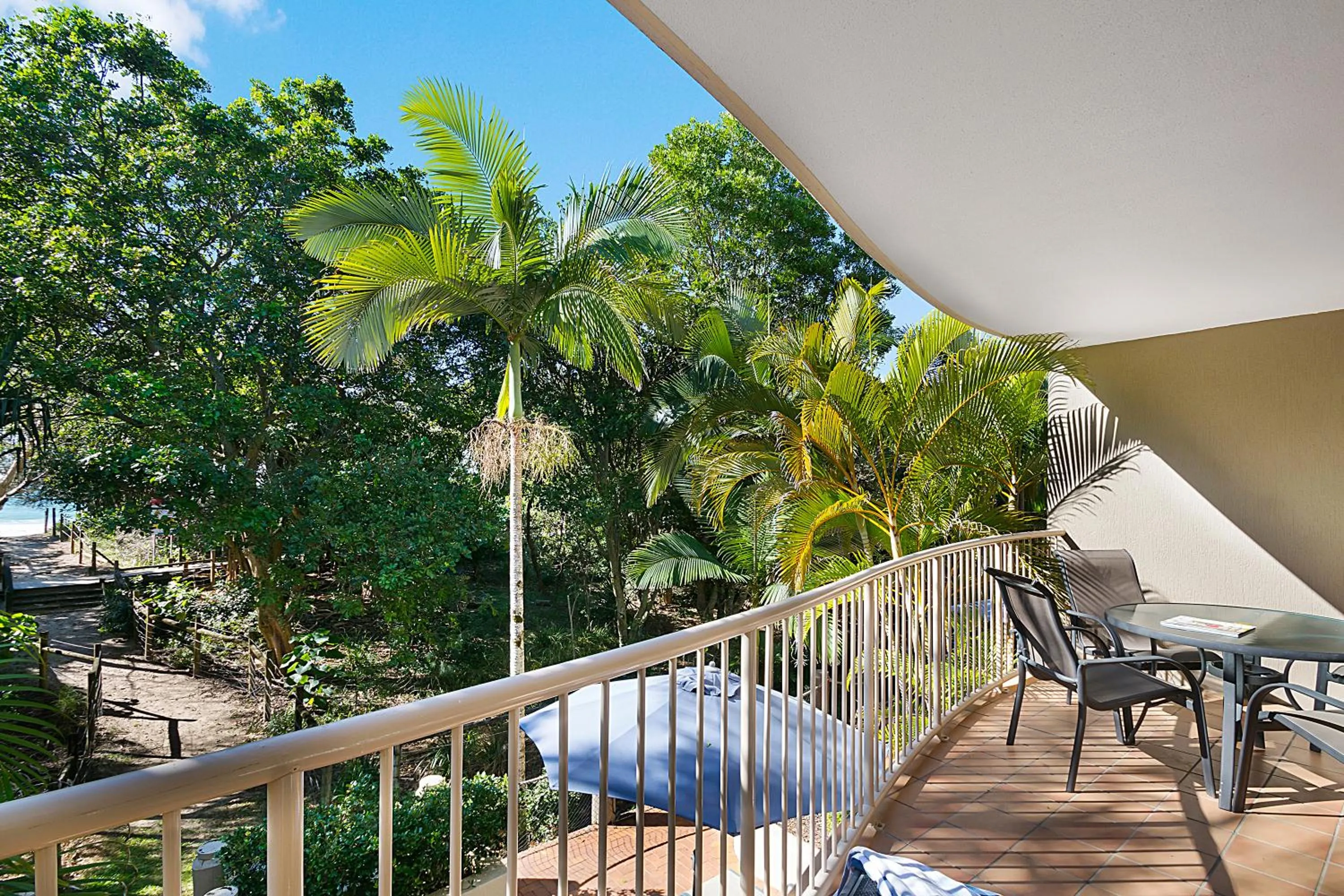 Balcony/Terrace in Beachcomber on the Spit