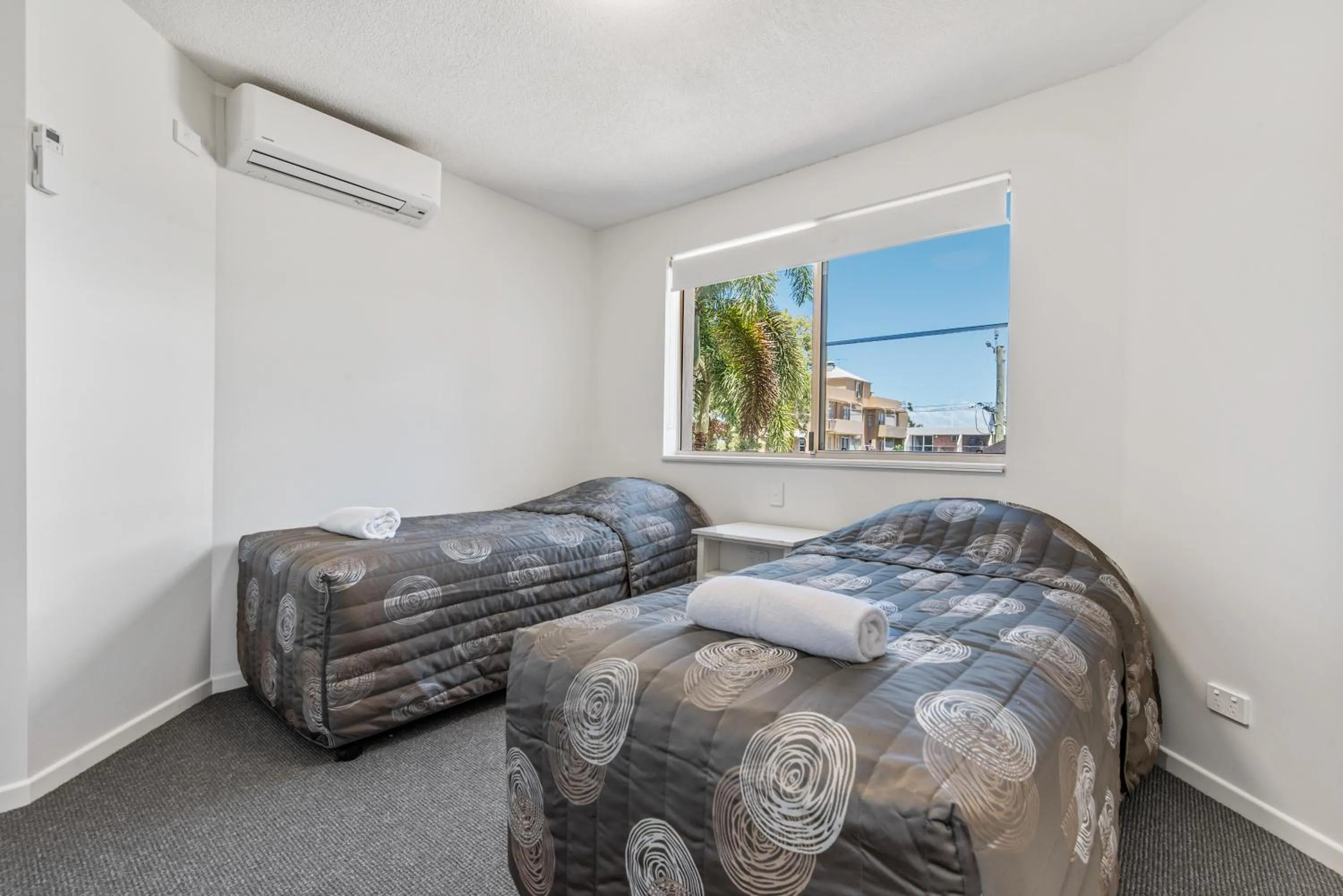 Bed in Beachcomber on the Spit