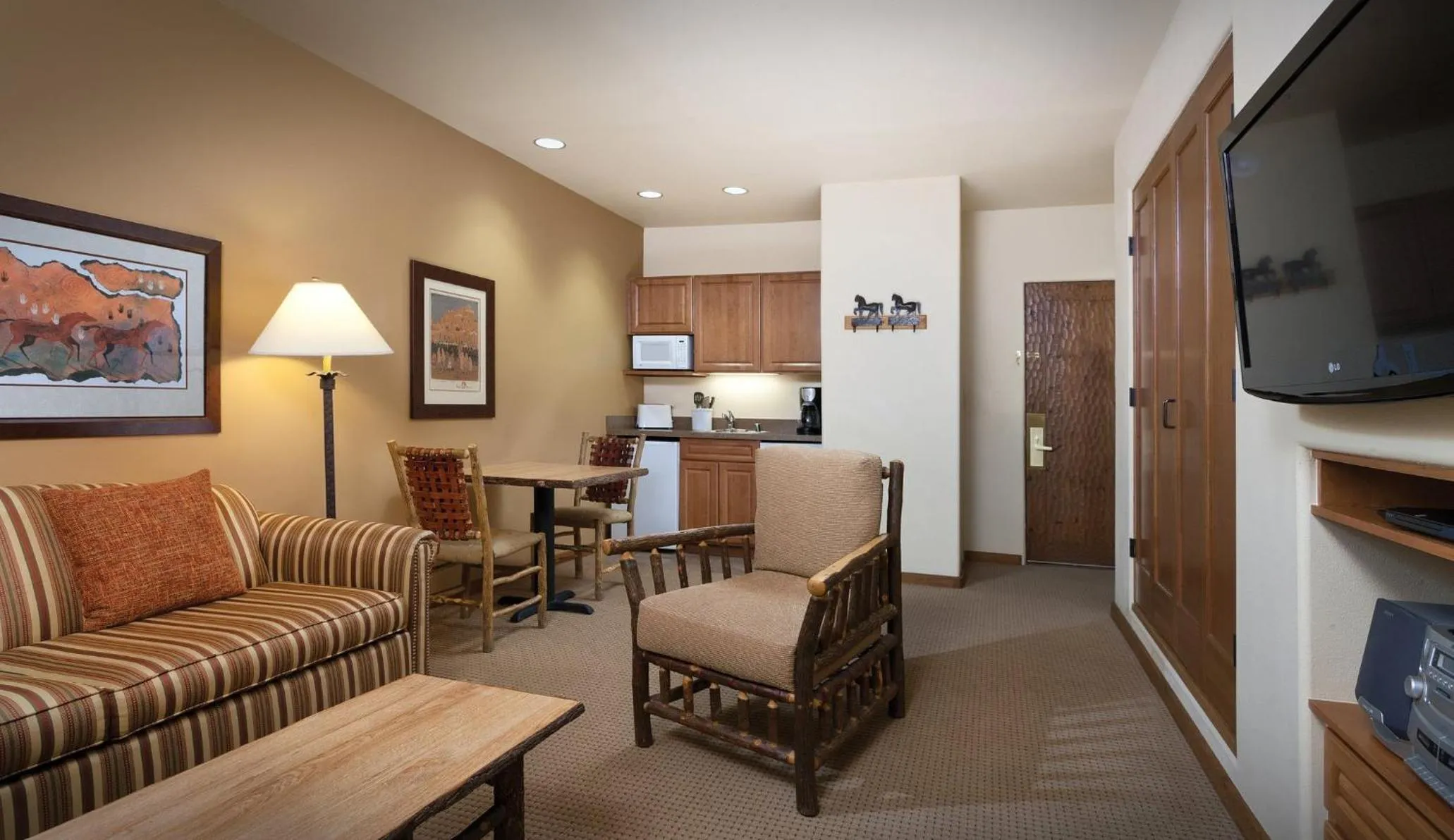 Living room in WorldMark Taos