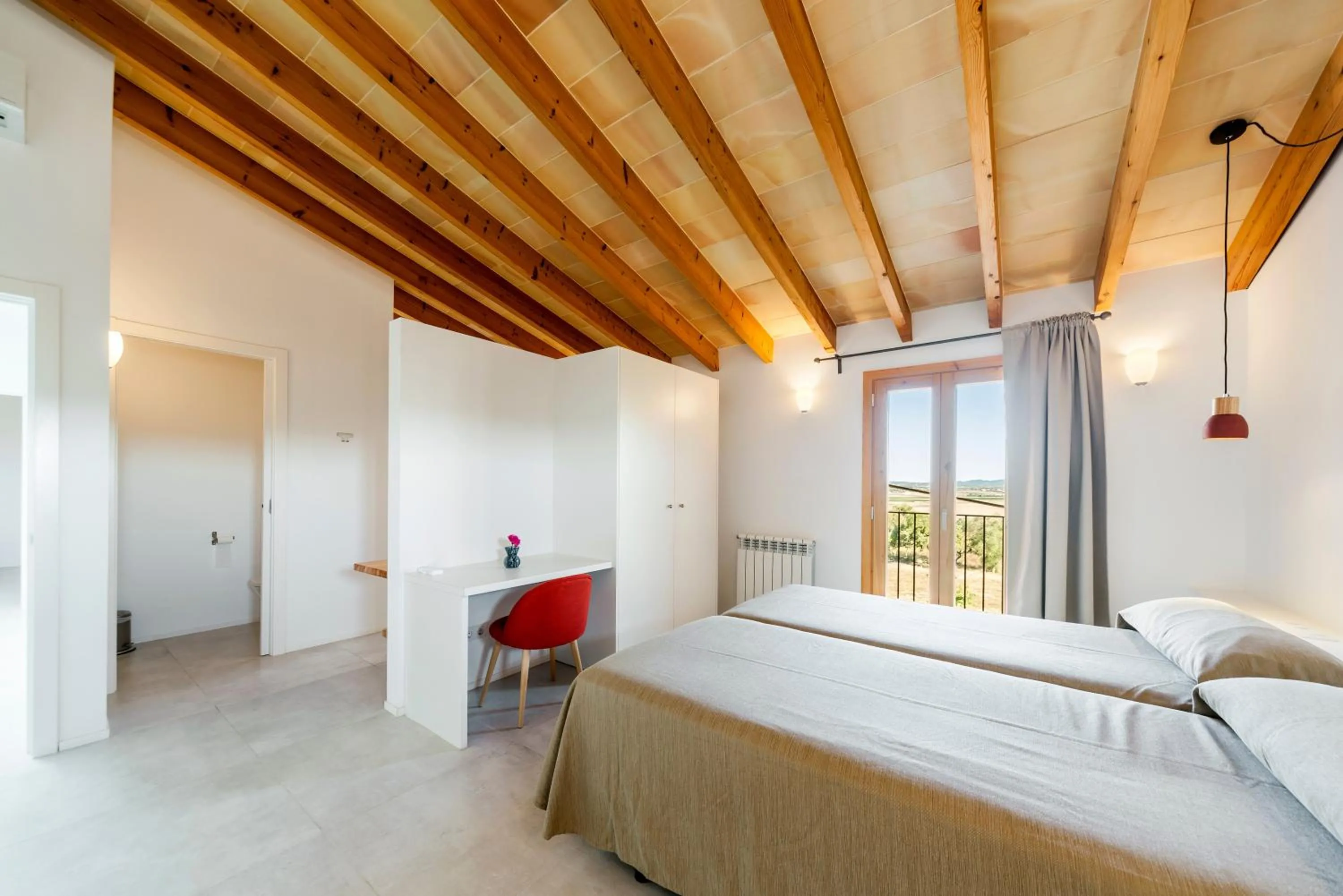Living room, Bed in Cases d’Alcudiarrom