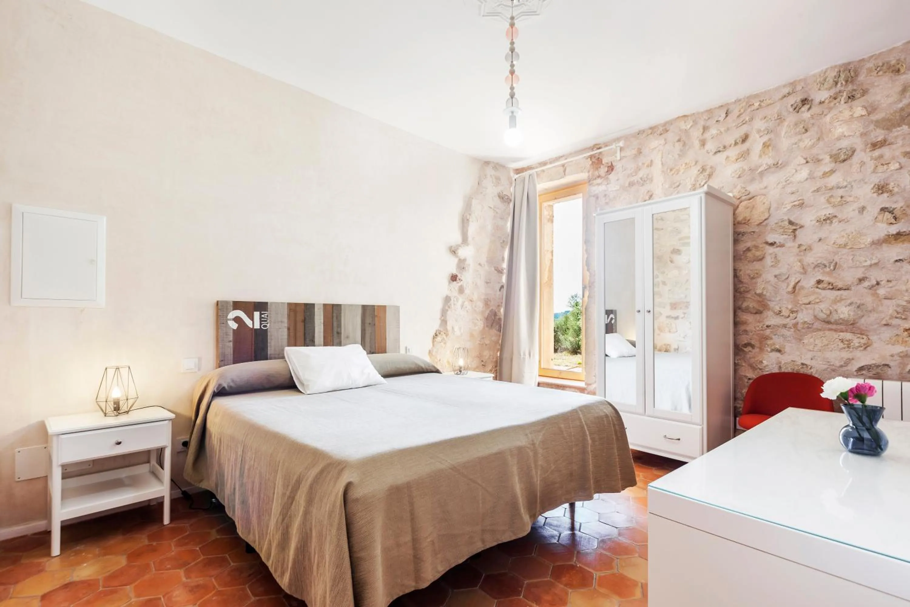 Living room, Bed in Cases d’Alcudiarrom