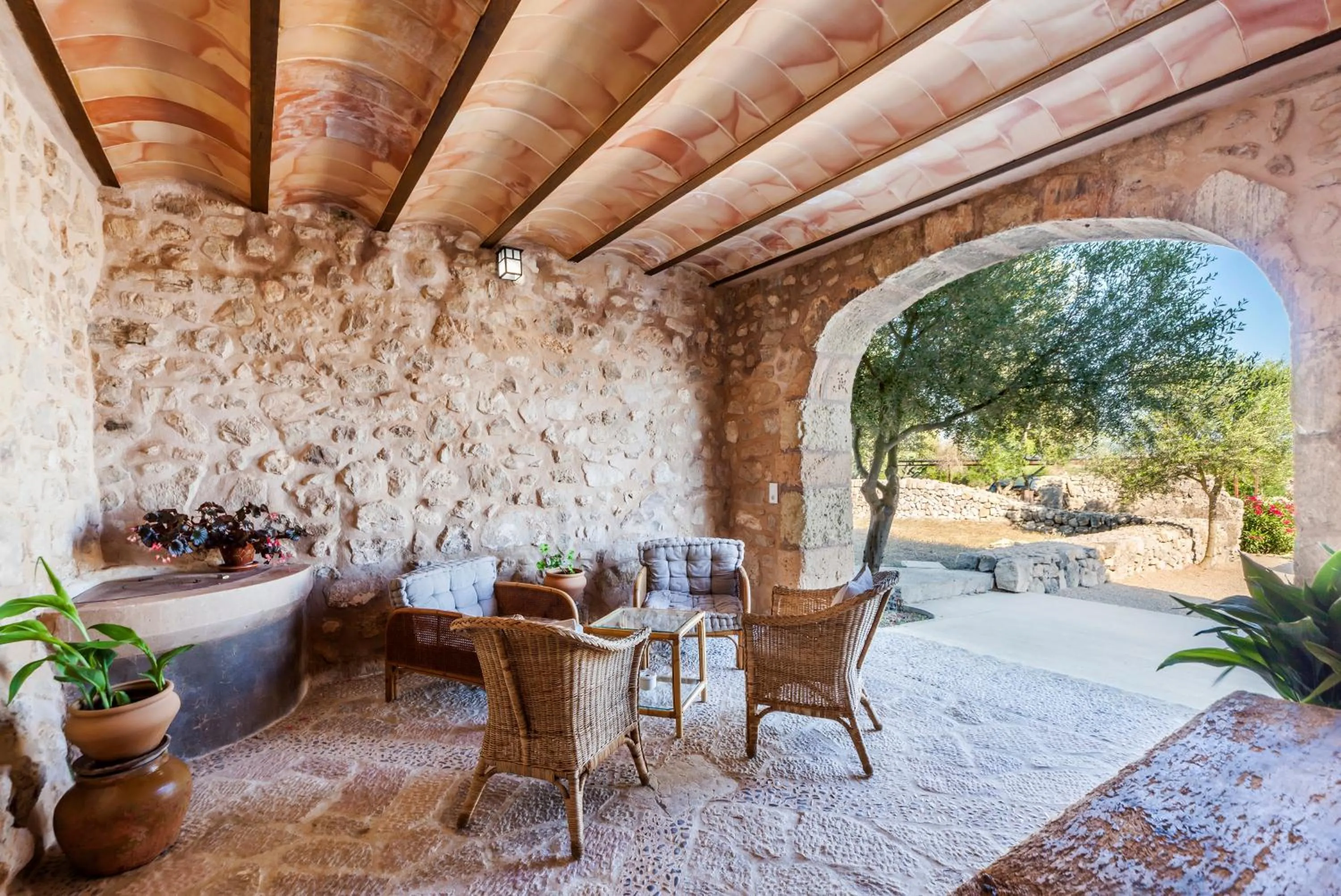 Living room in Cases d’Alcudiarrom