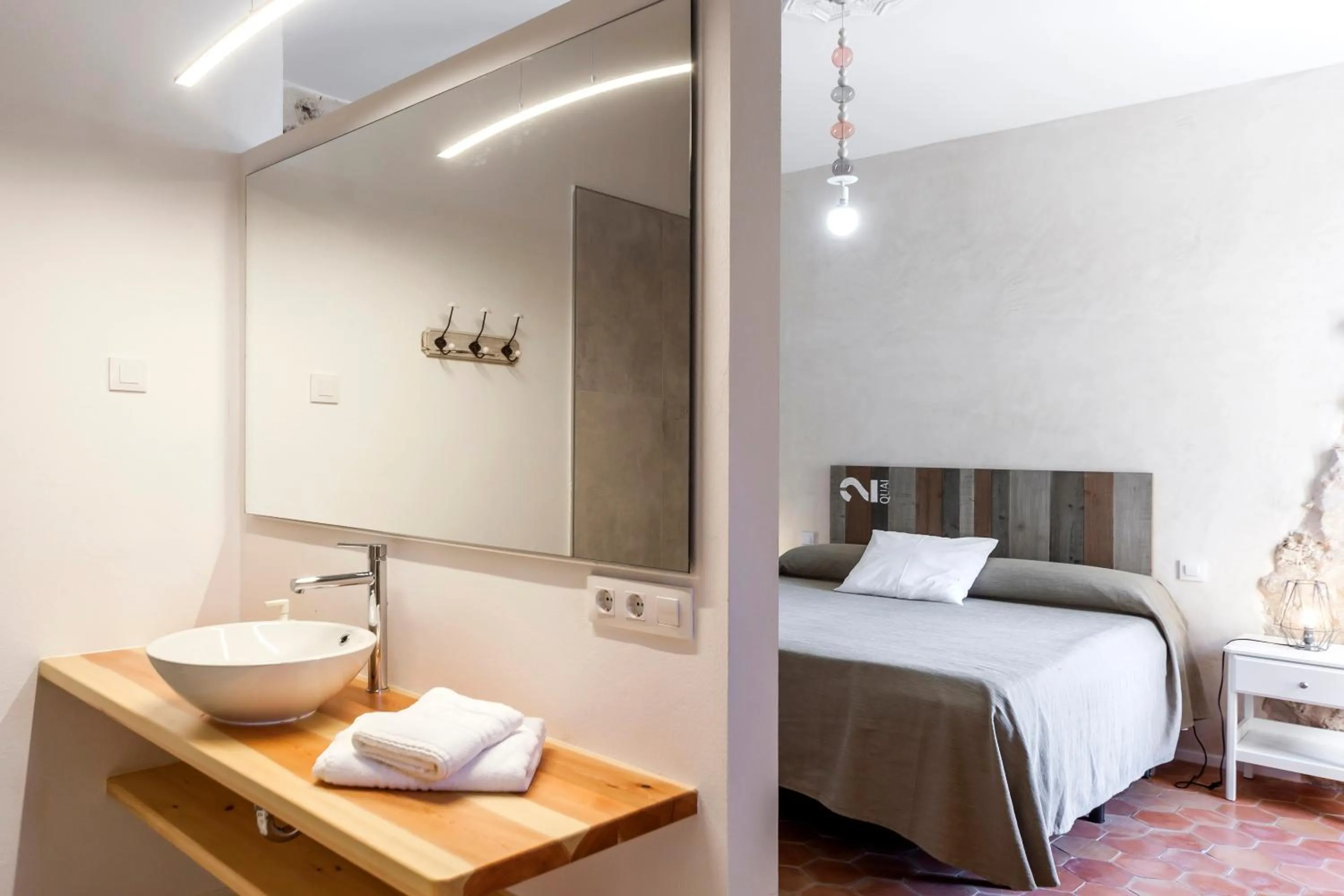 Living room, Bed in Cases d’Alcudiarrom
