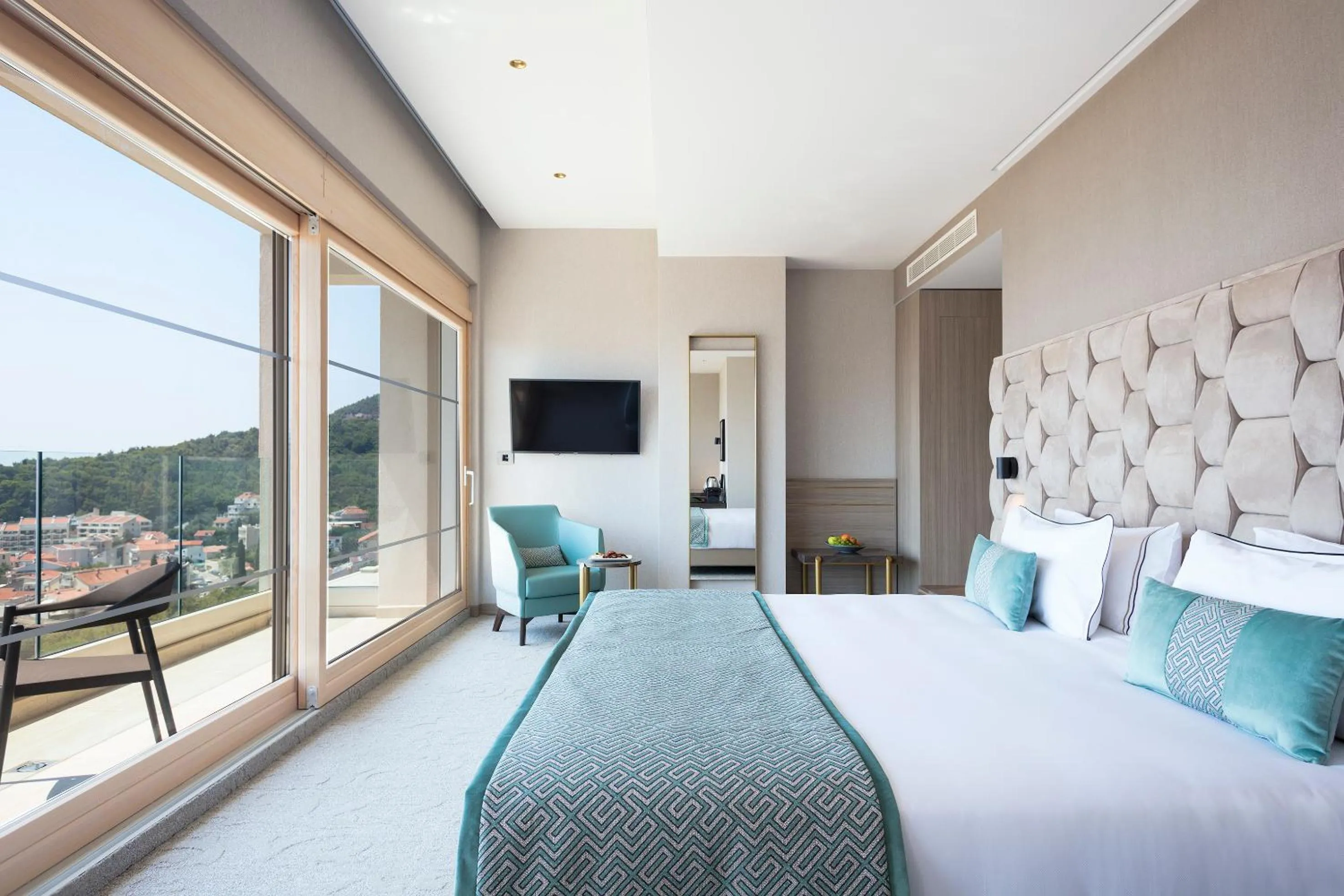 Bedroom, Bed in Hotel AMI Budva Petrovac