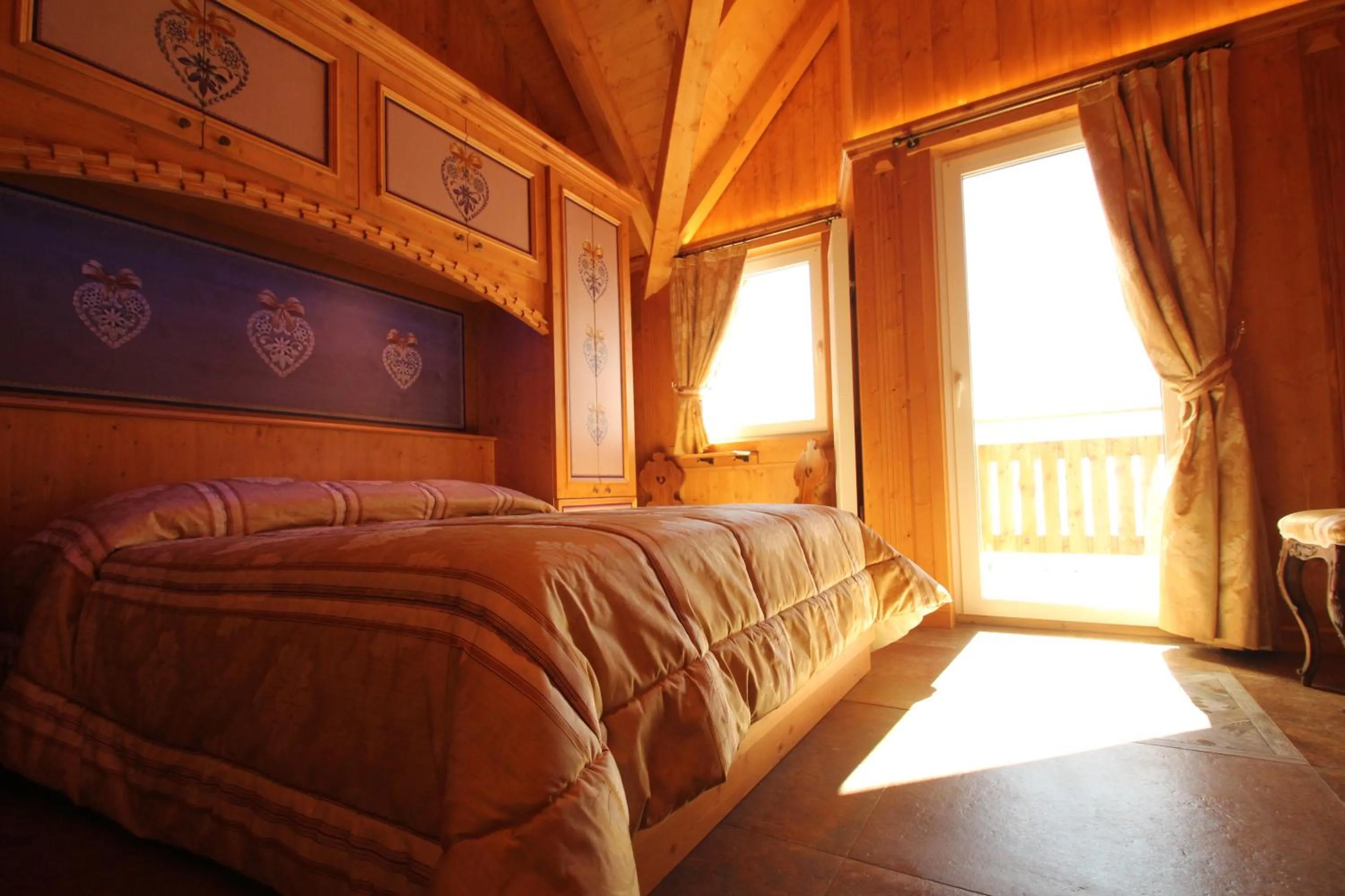 Bed in Hotel Residence Dahu