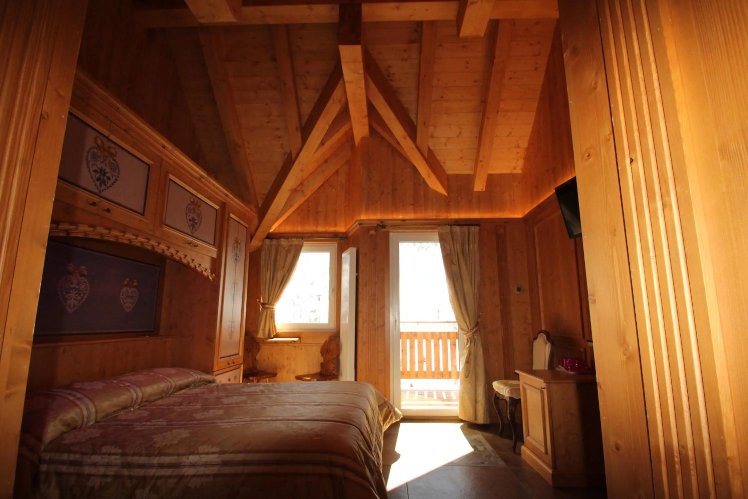 Bedroom, Bed in Hotel Residence Dahu