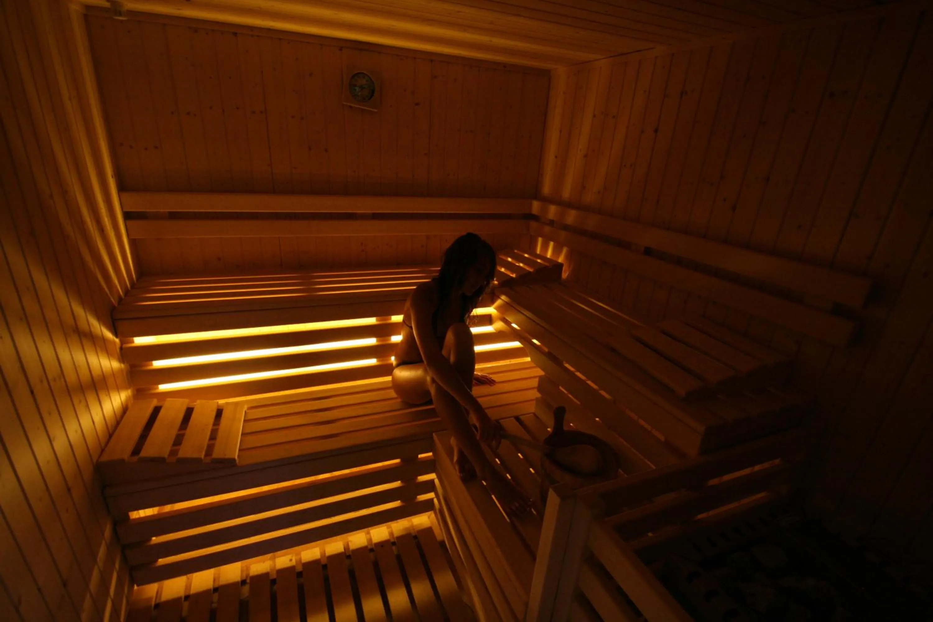 Sauna in Hotel Residence Dahu
