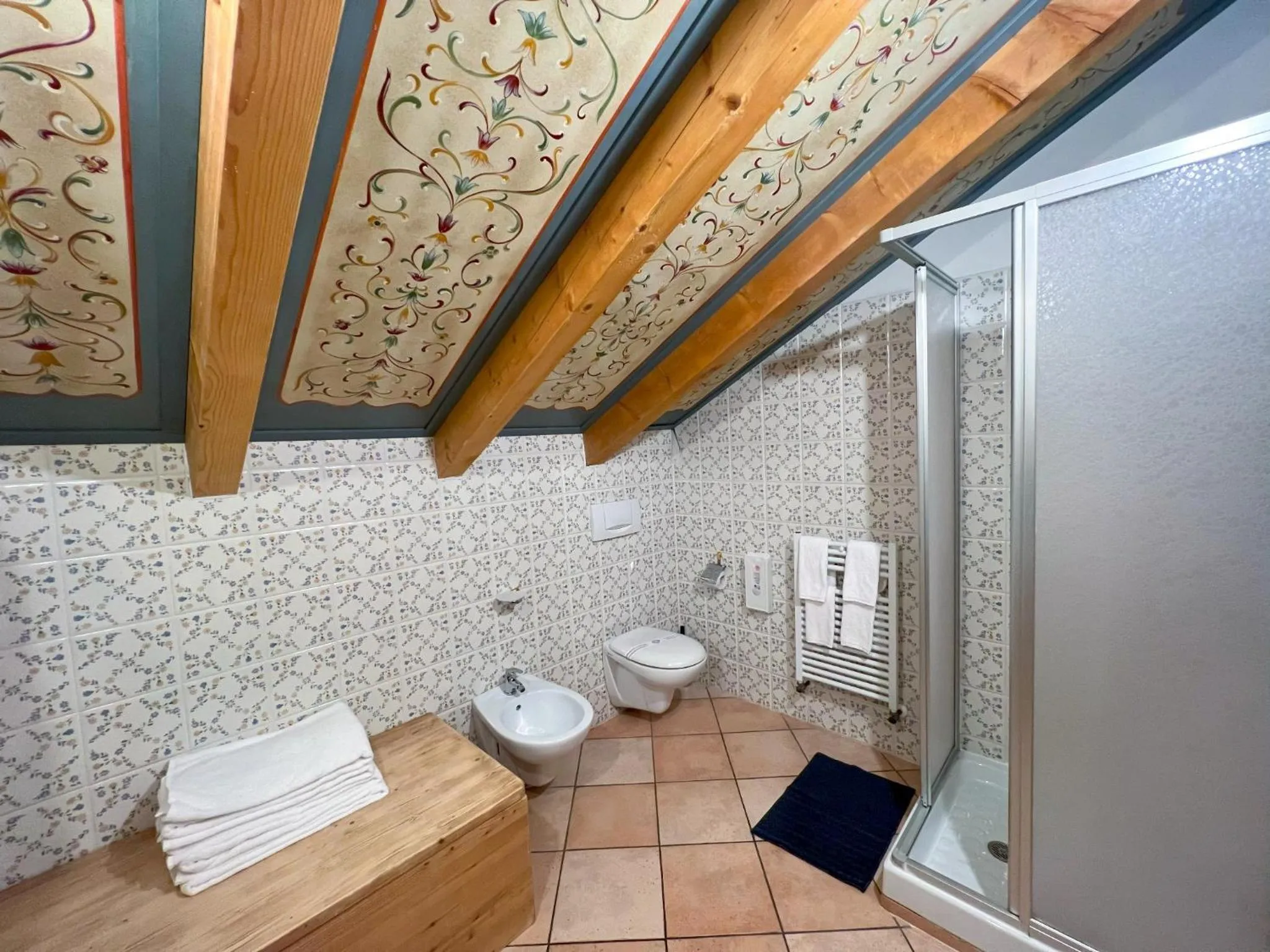 Bathroom in Hotel Residence Dahu