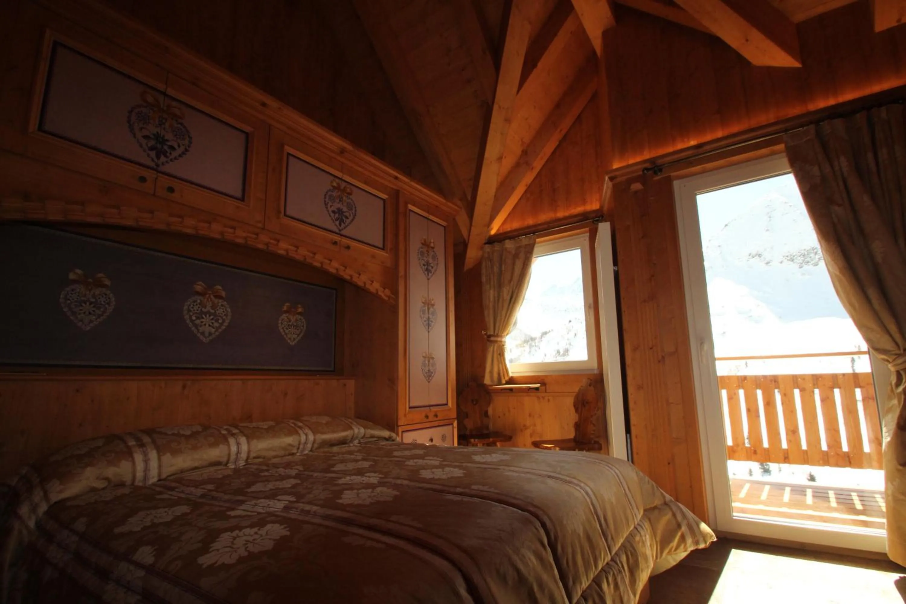 Bedroom, Bed in Hotel Residence Dahu