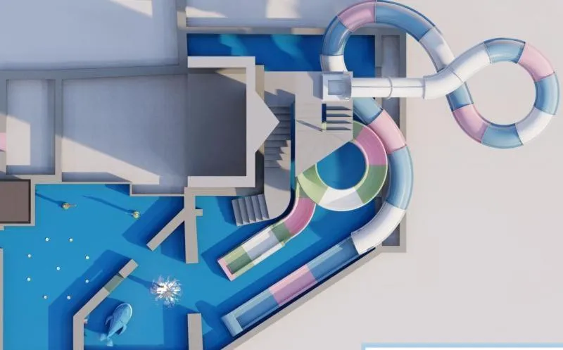 Aqua park in Hotel Residence Dahu