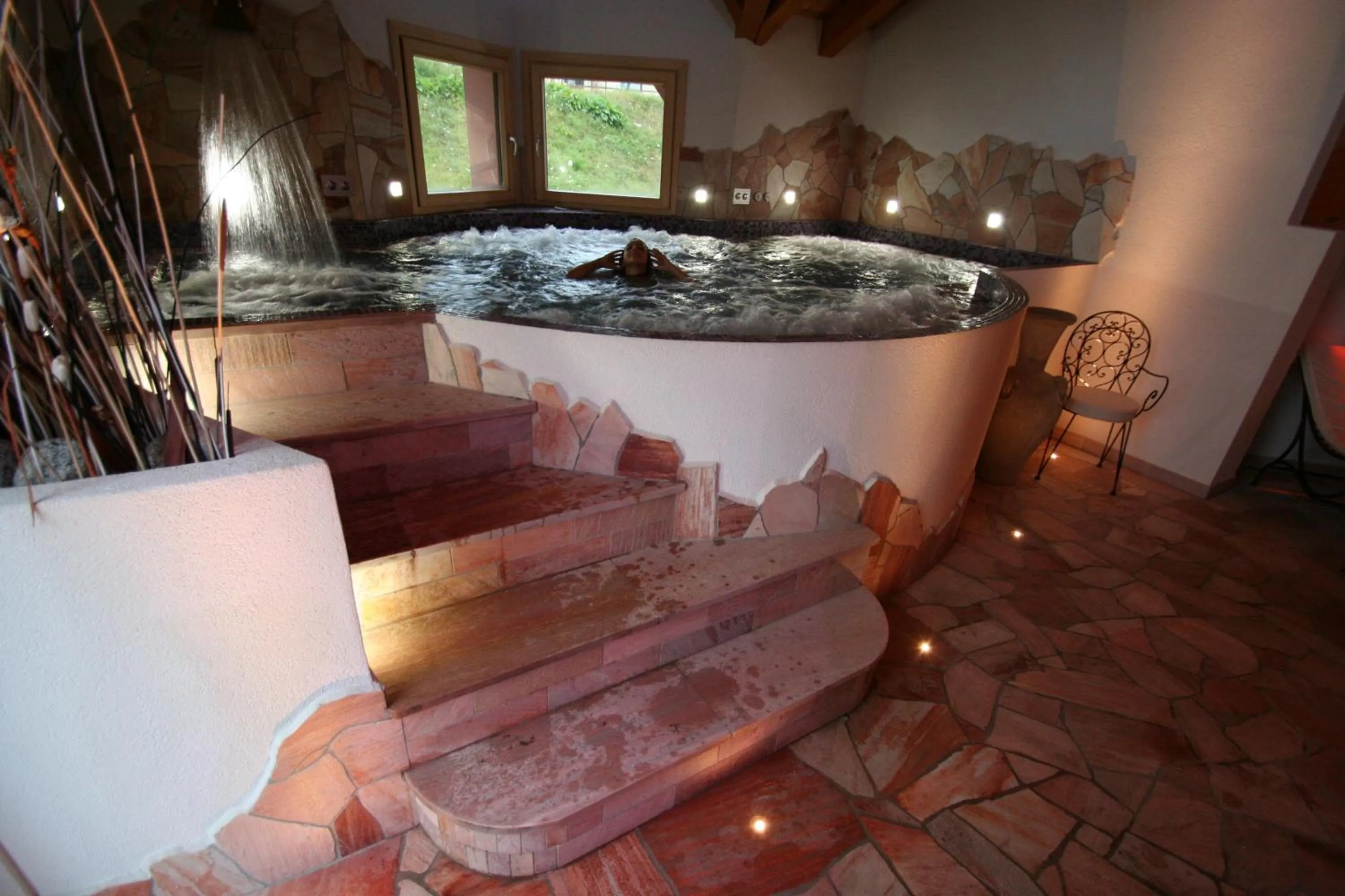 Swimming pool in Hotel Residence Dahu