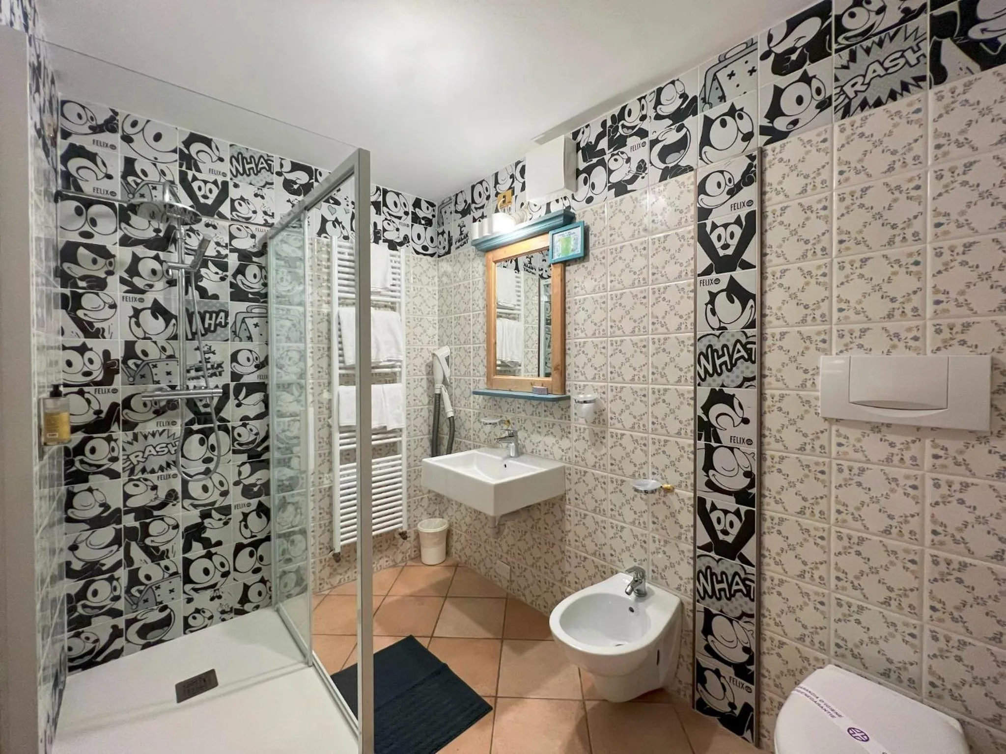 Bathroom in Hotel Residence Dahu