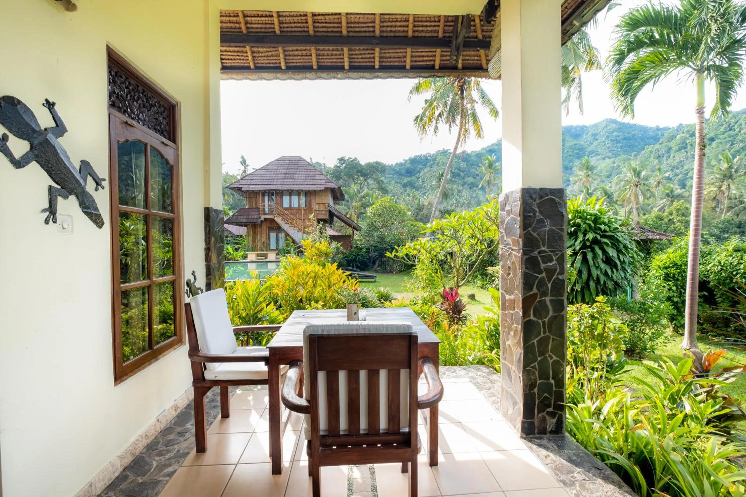 Balcony/Terrace in Villa Manuk