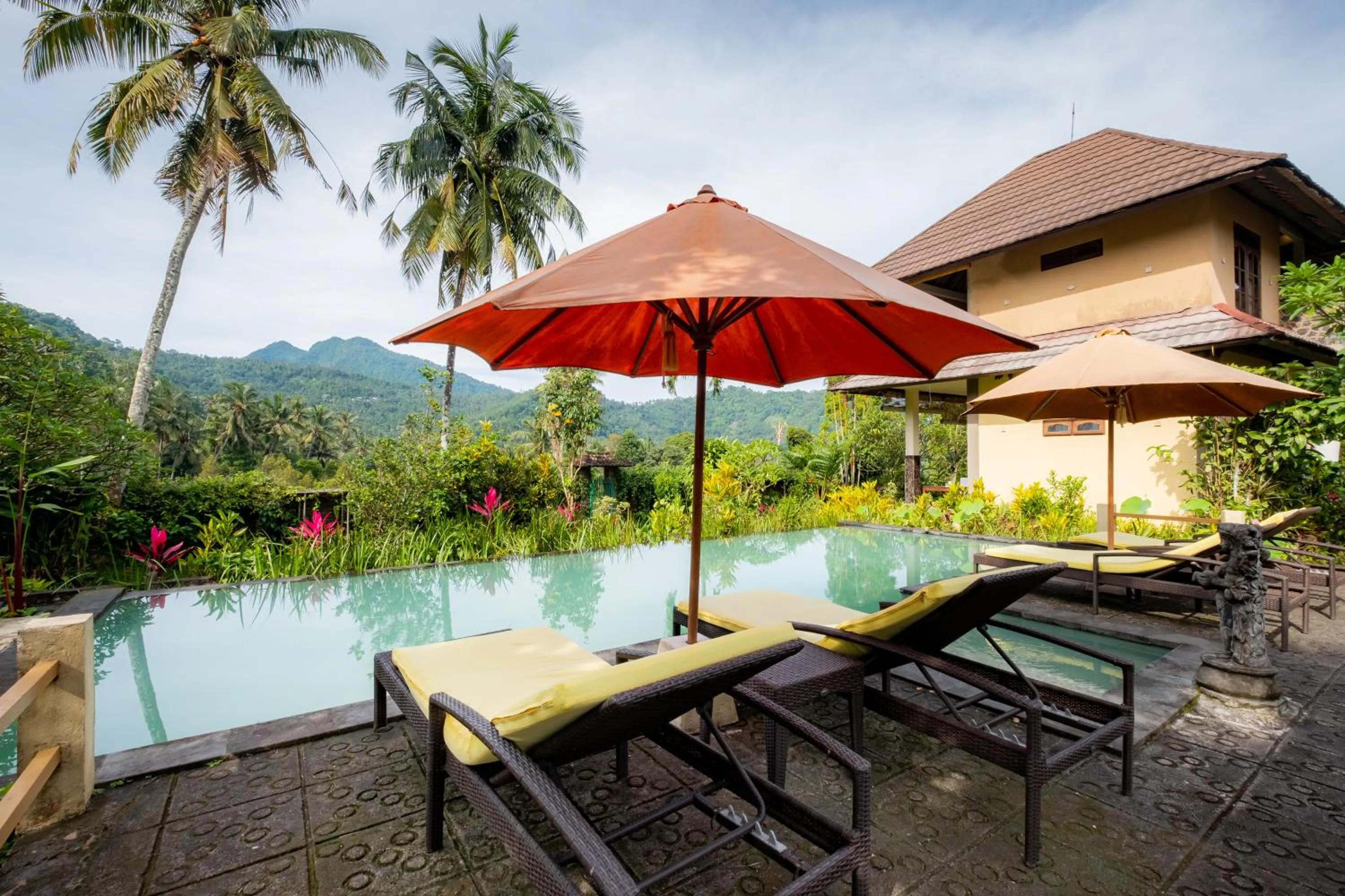 Natural landscape in Villa Manuk