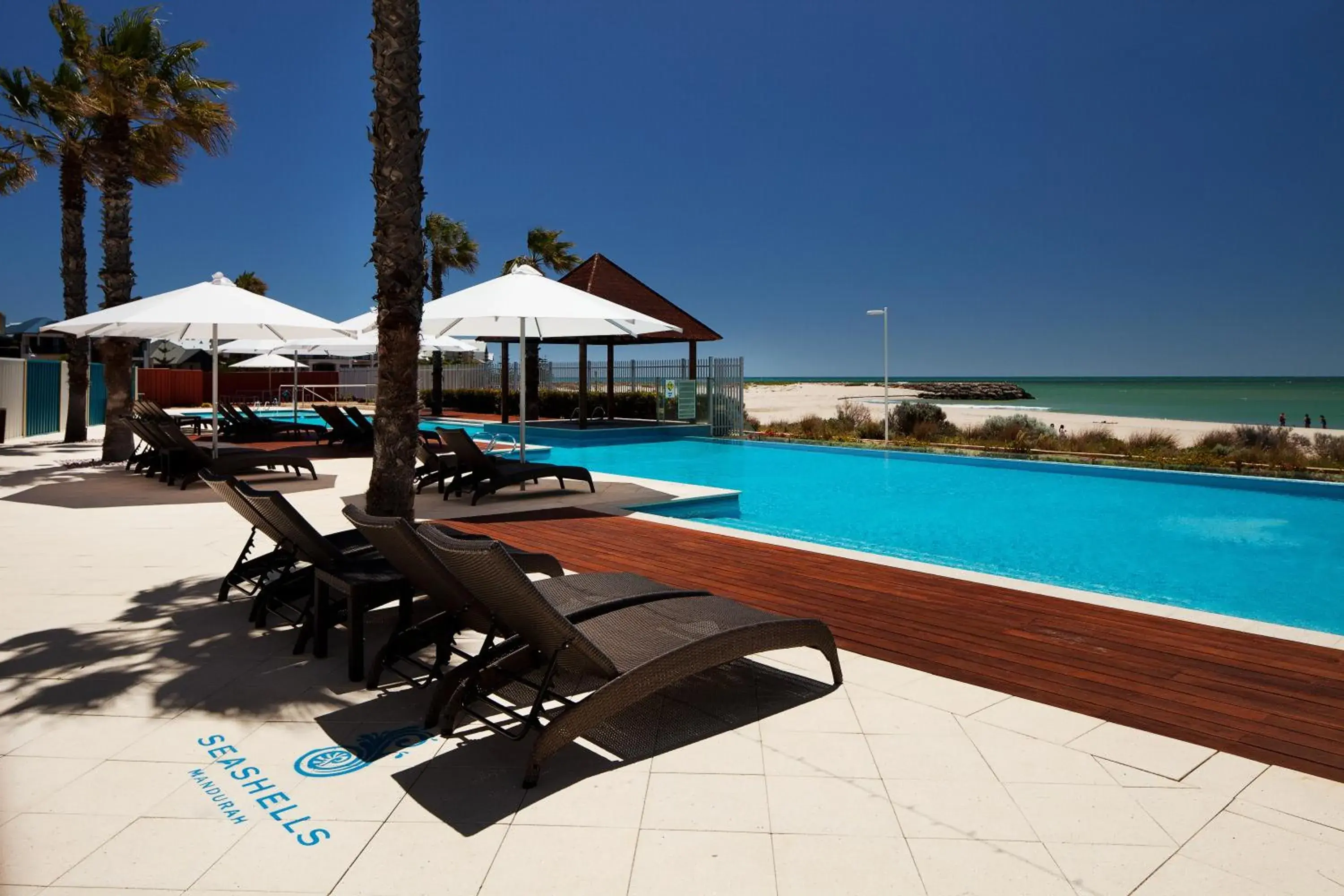 Swimming pool in Seashells Mandurah Swimming pool in Seashells Mandurah