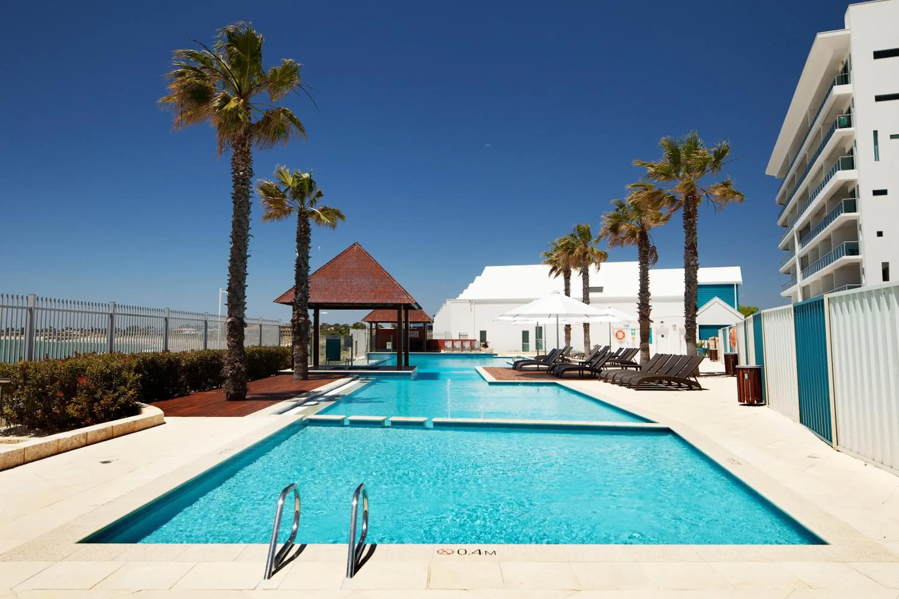 Swimming pool in Seashells Mandurah Swimming pool in Seashells Mandurah