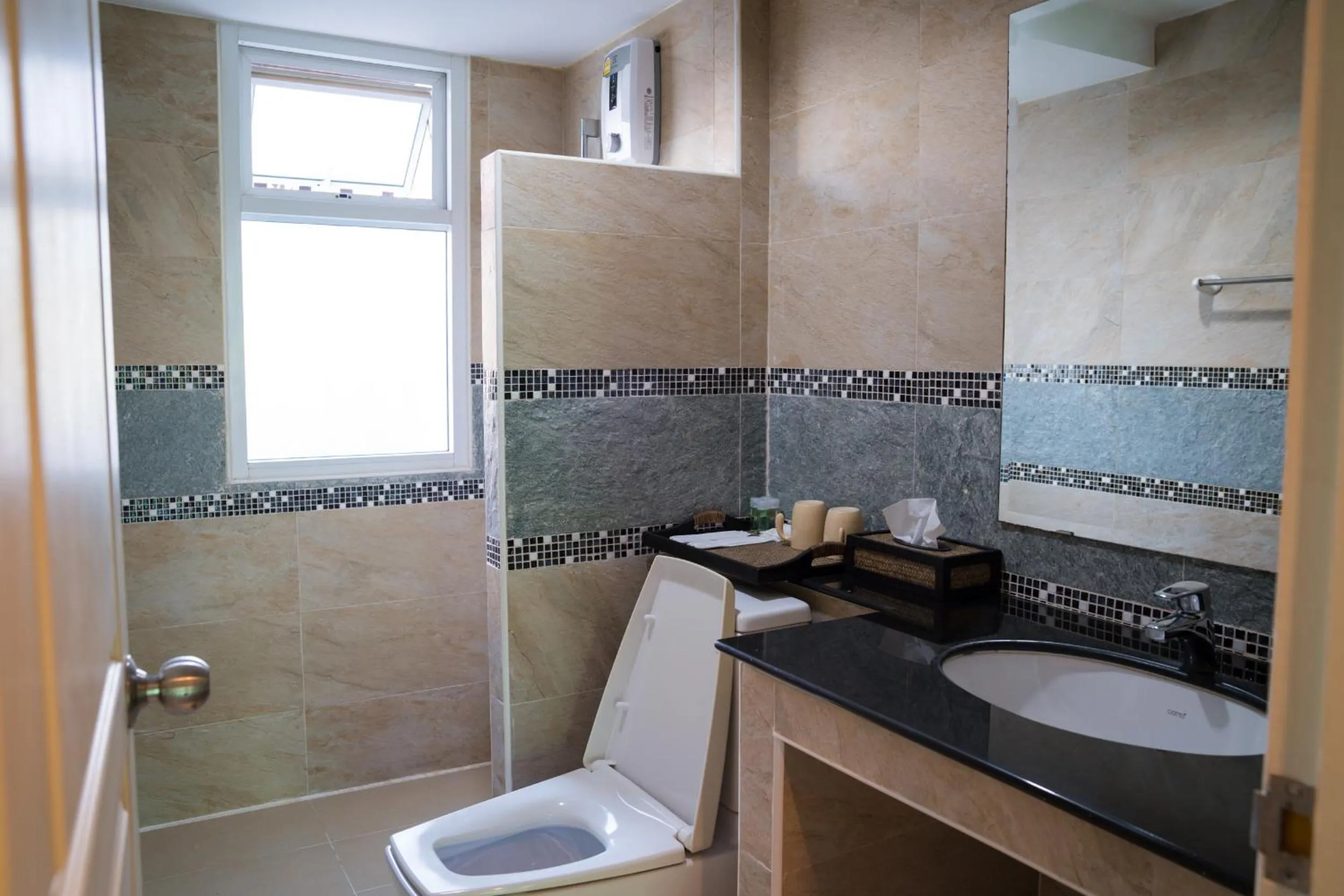 Shower in Arbor's house