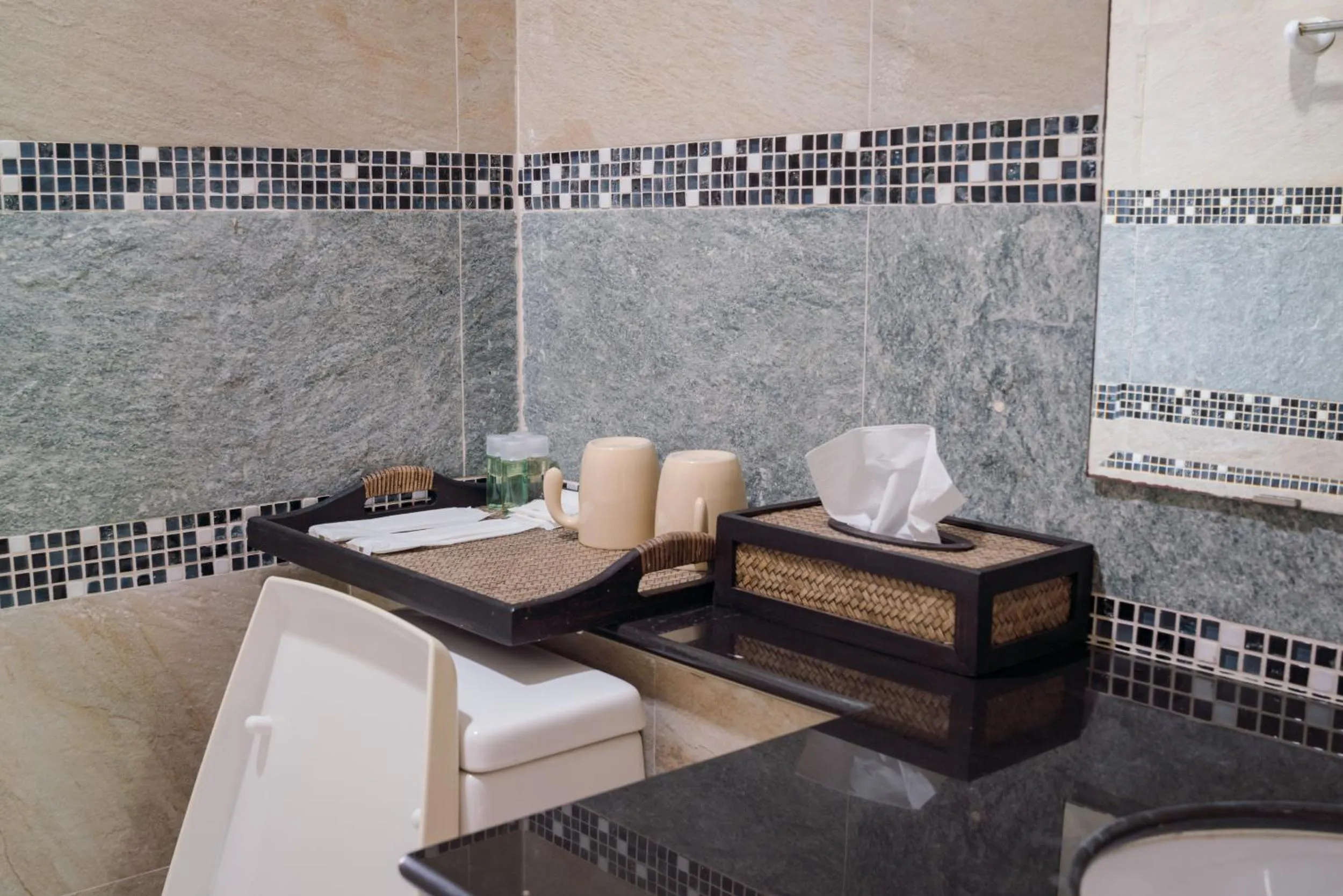 Bathroom in Arbor's house