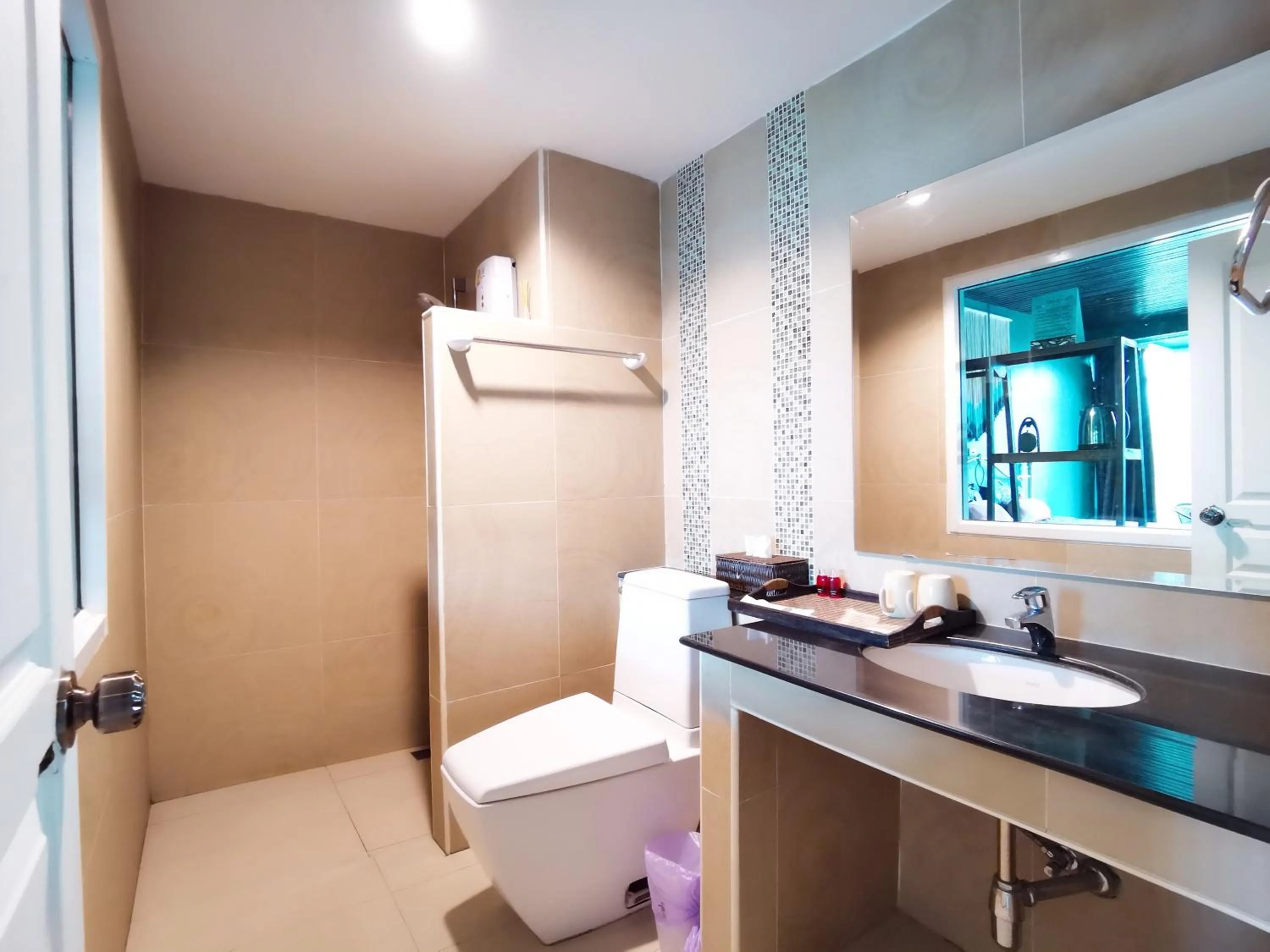 Bathroom in Arbor's house