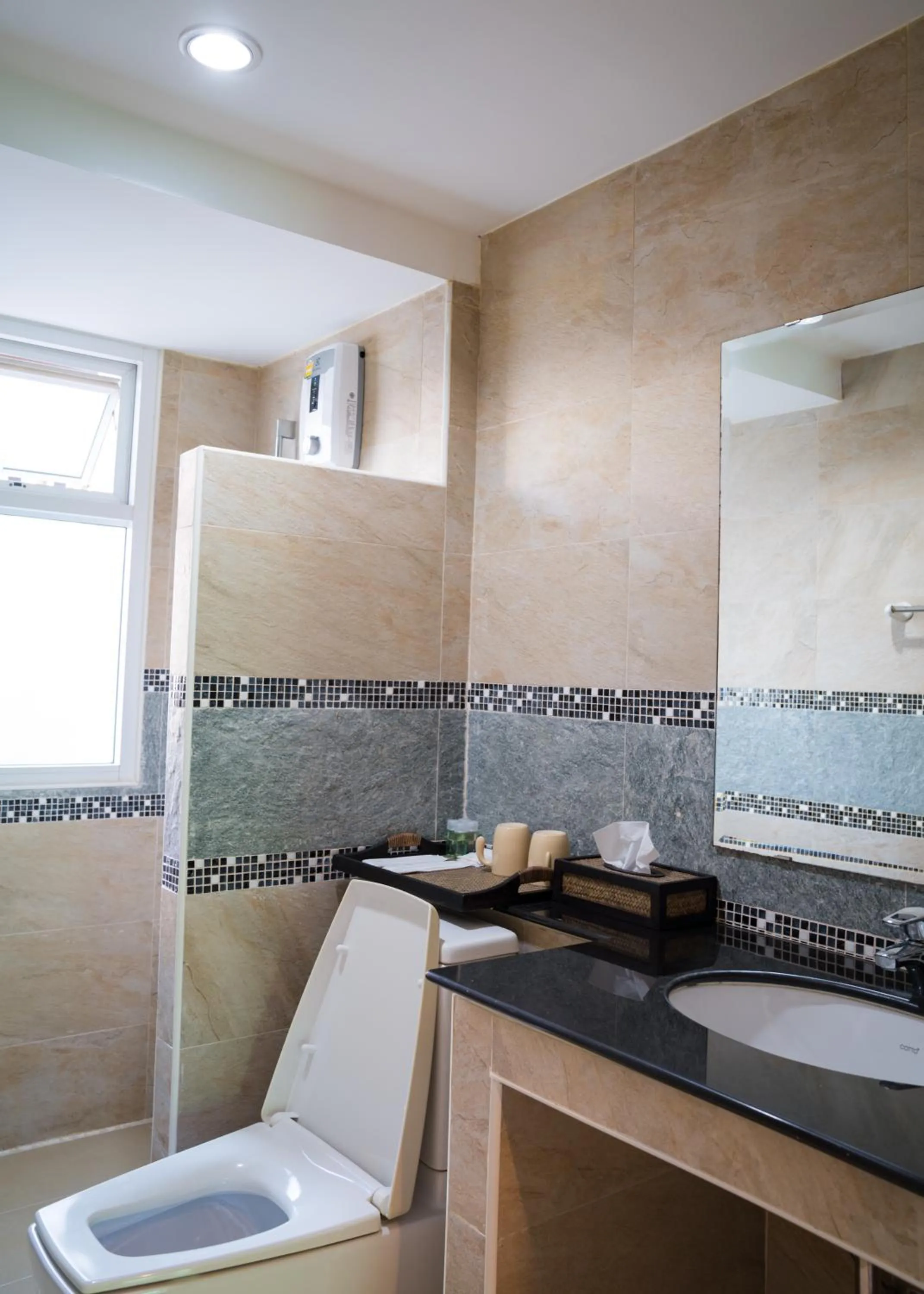 Bathroom in Arbor's house