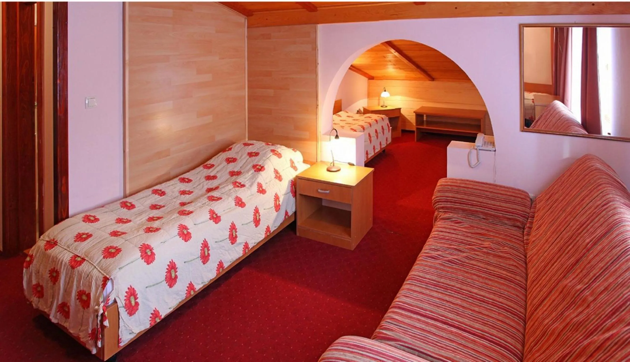 Bed in Hotel Nebojša Jahorina