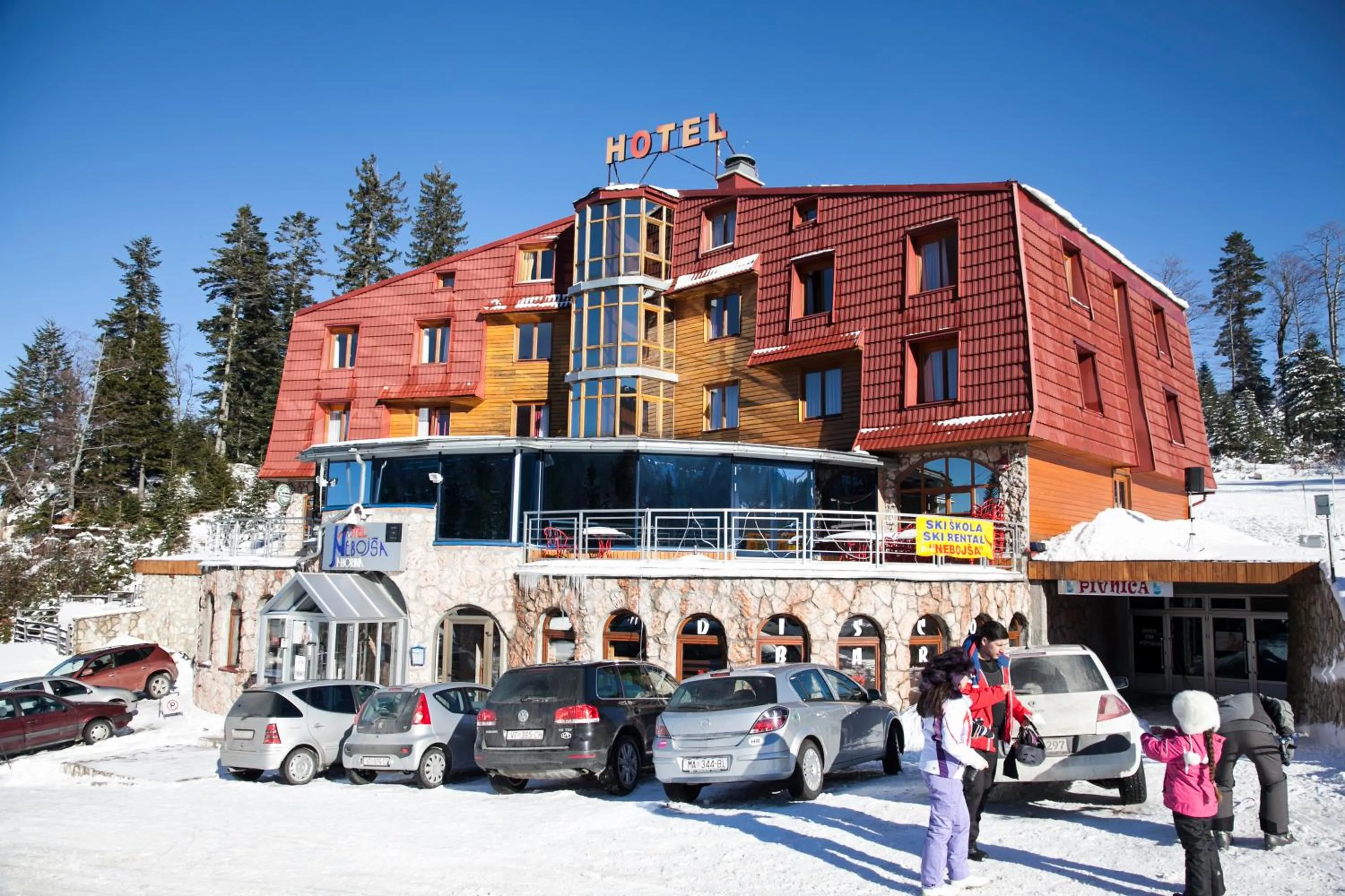 Facade/entrance in Hotel Nebojša Jahorina