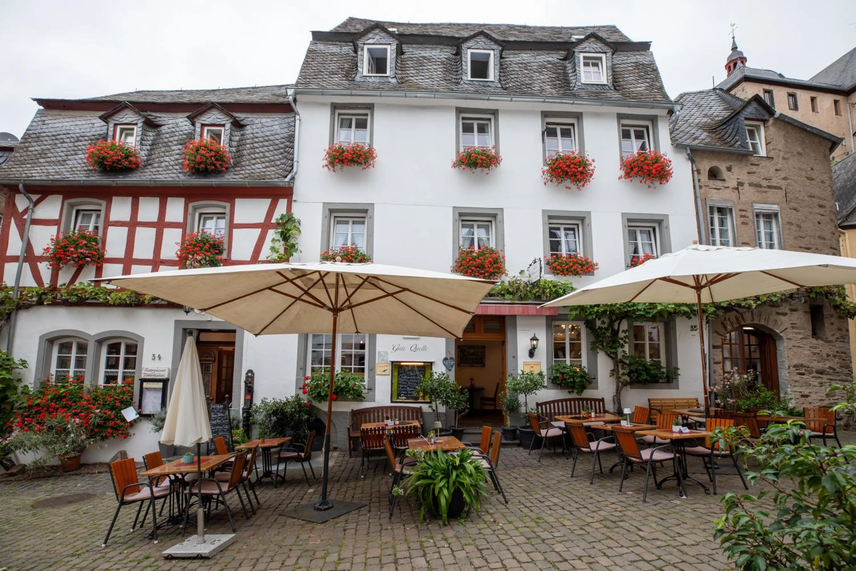 Patio in Hotel Gute Quelle