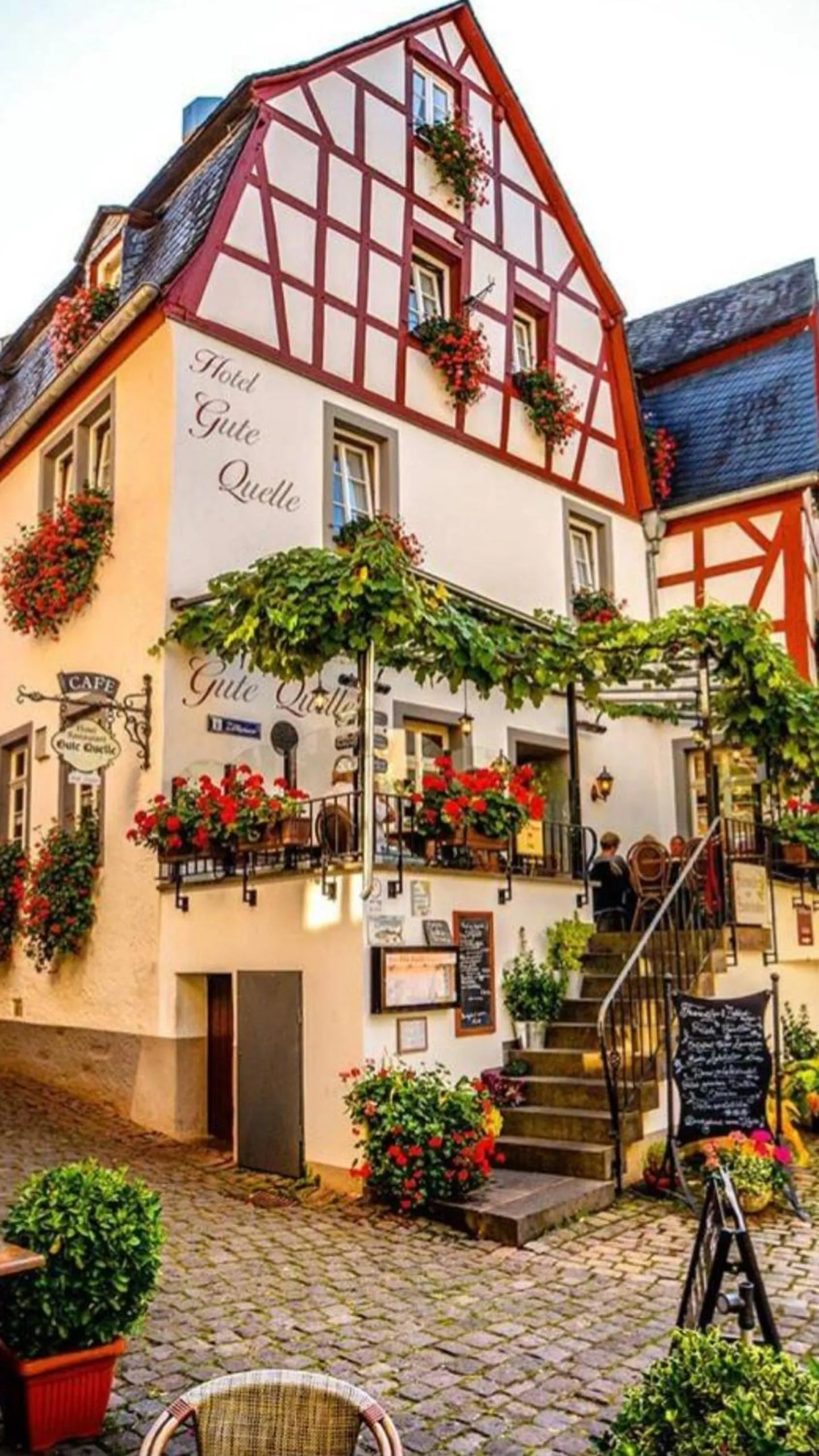 Balcony/Terrace in Hotel Gute Quelle