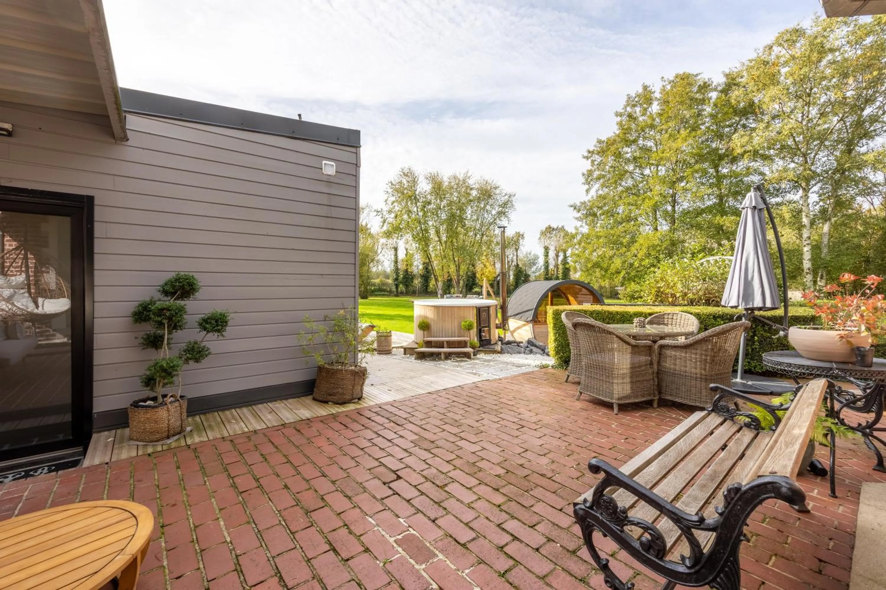 Balcony/Terrace in Au Petit Manoir