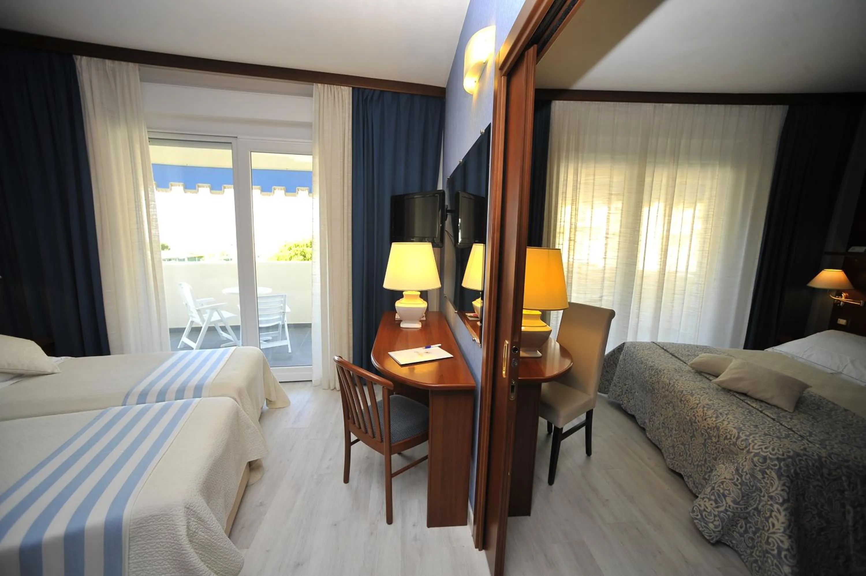 Bed in Hotel Corallo