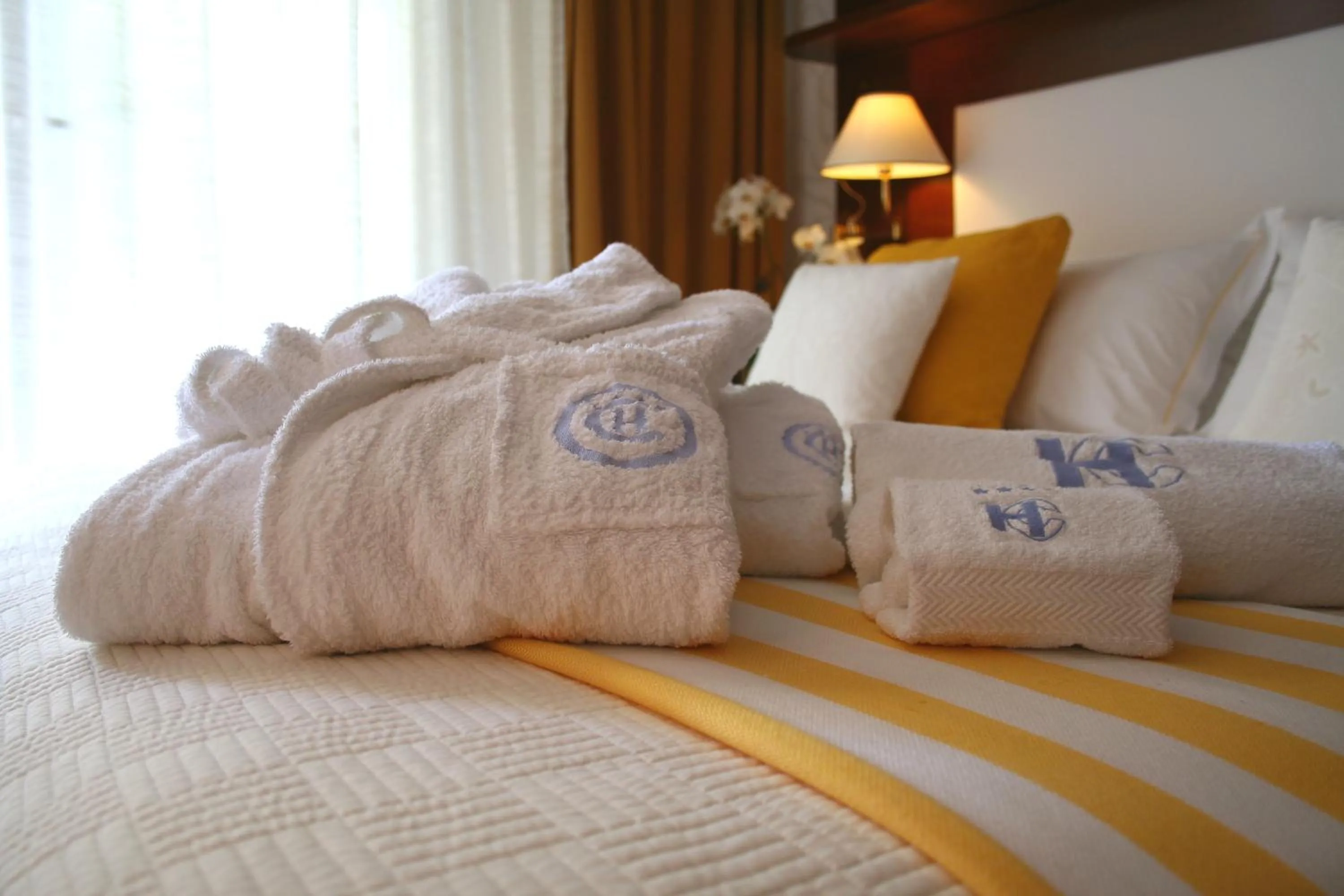 Decorative detail, Bed in Hotel Corallo