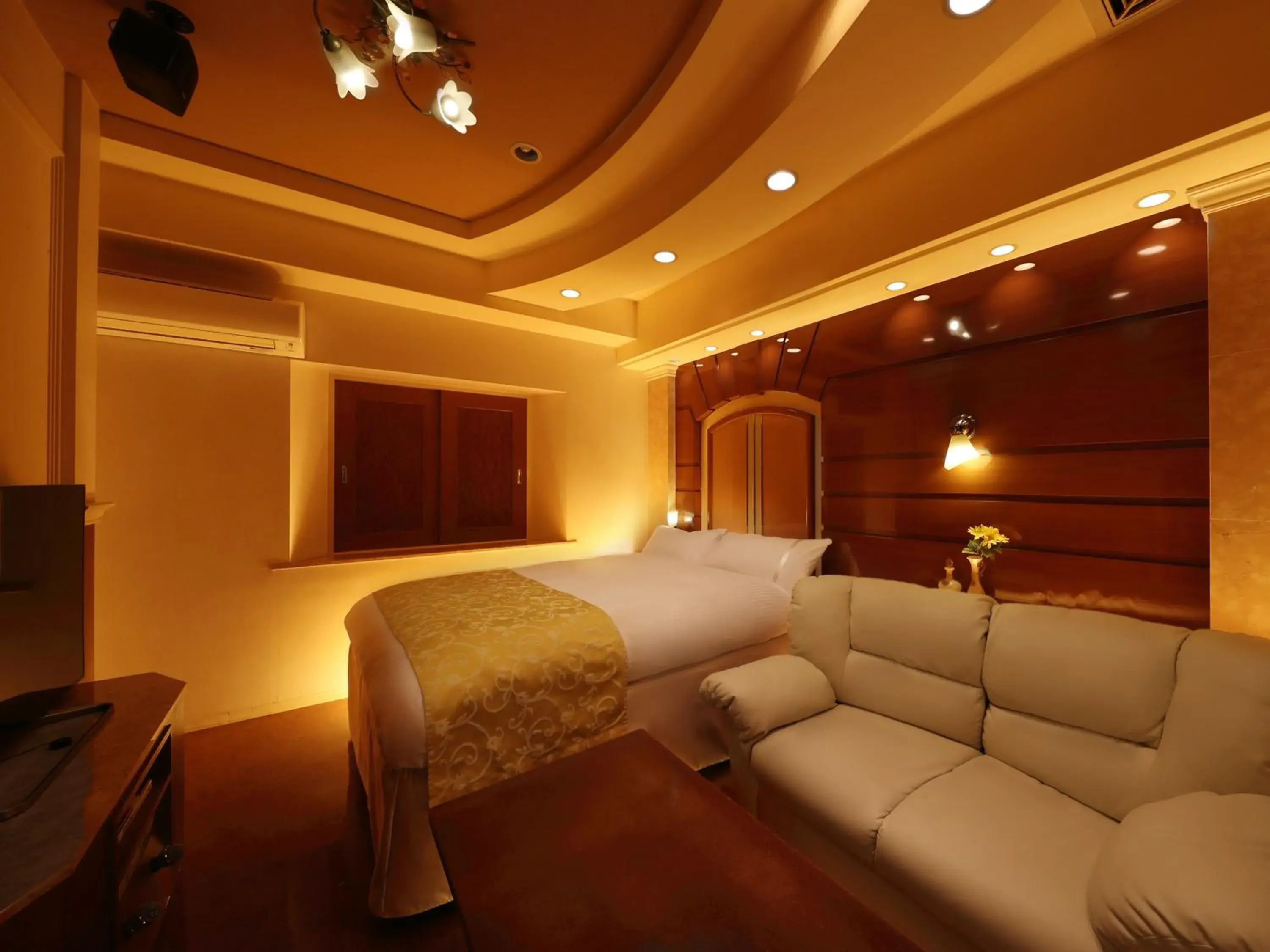 Bed in Hotel Fine Garden Nara Horai Bed in Hotel Fine Garden Nara Horai