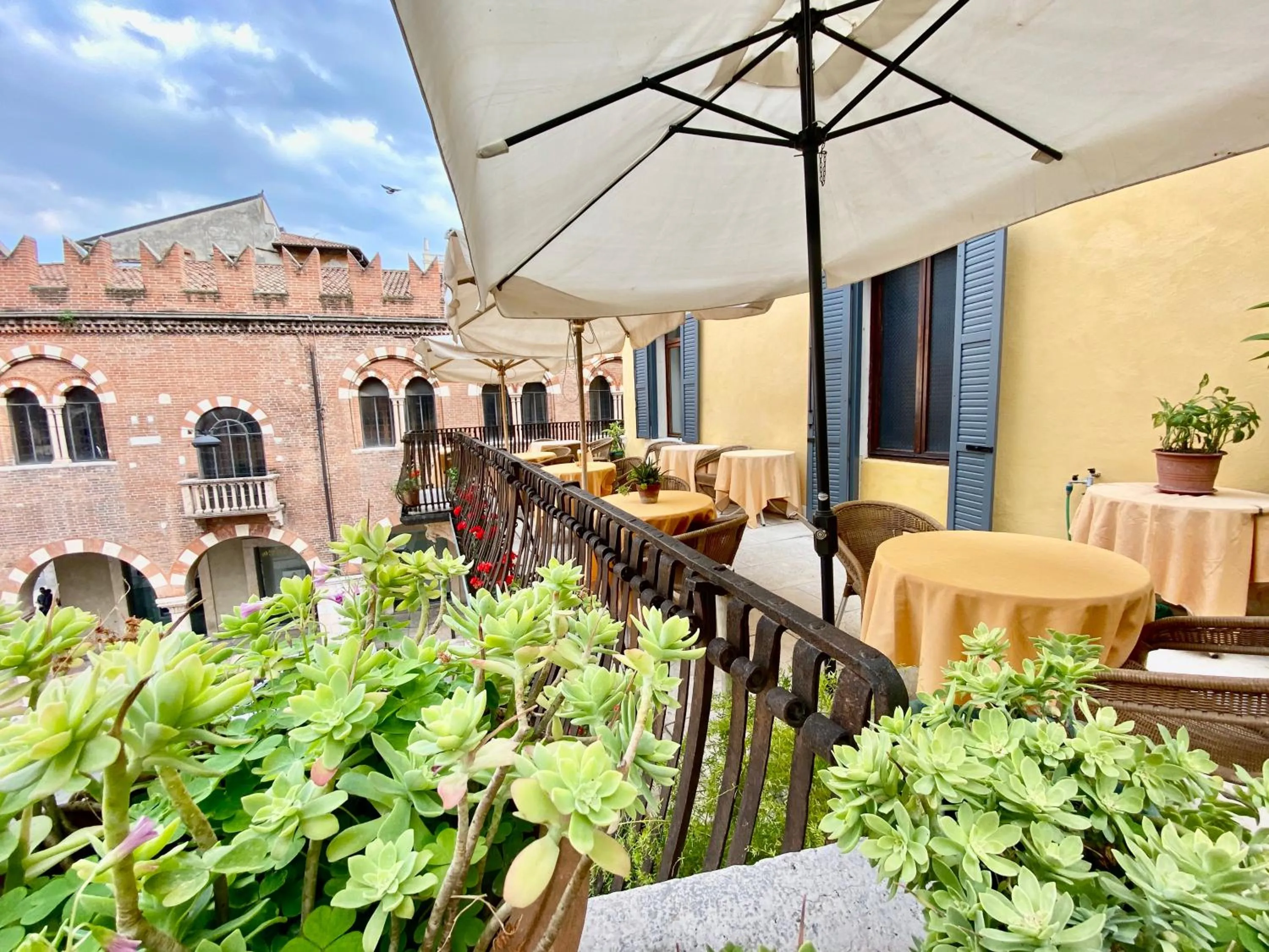 Balcony/Terrace in Hotel Aurora