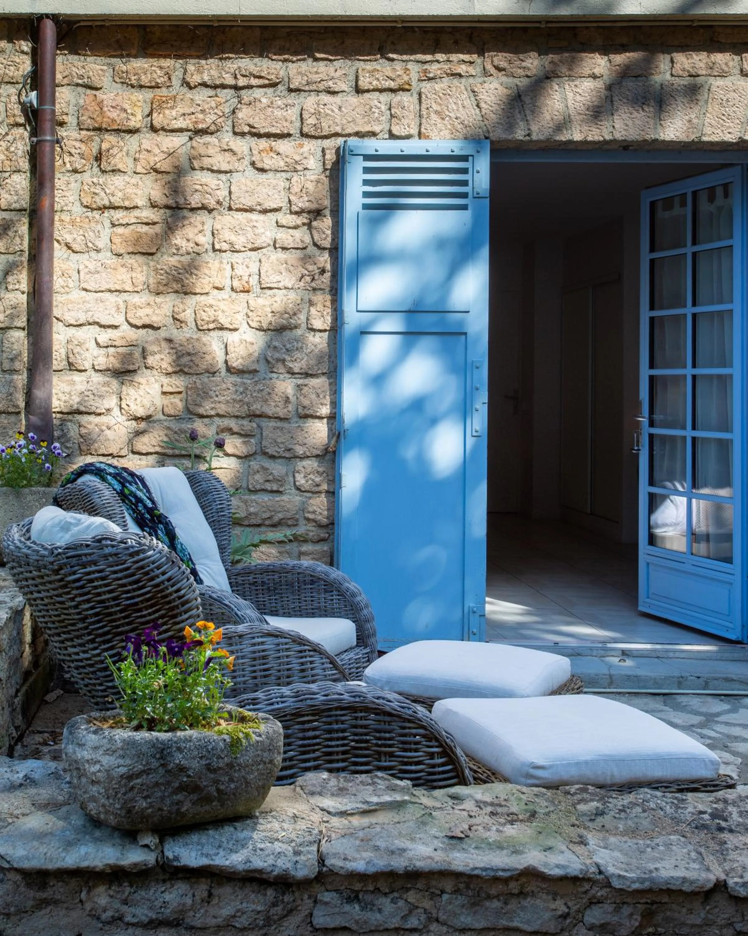 Garden view in Hotel Restaurant Le Centenaire