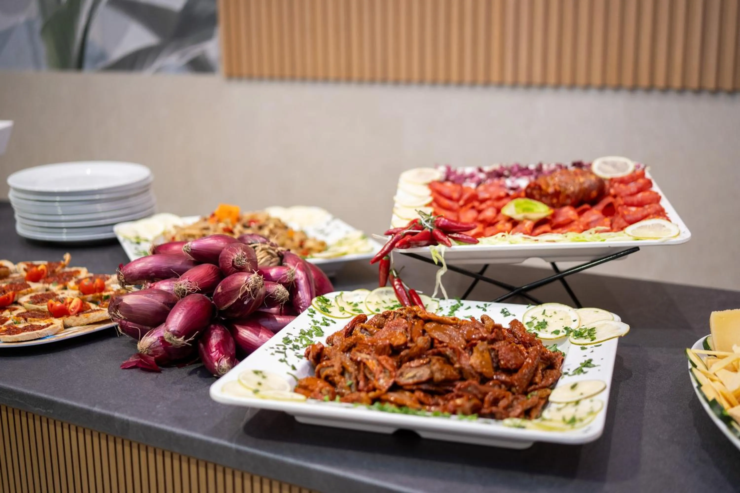 Restaurant/places to eat in Hotel Villaggio Roller Club