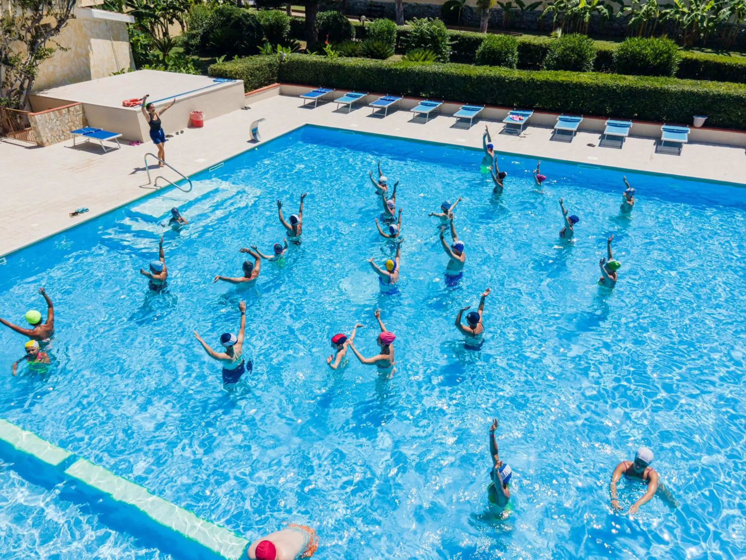 Swimming pool in Hotel Villaggio Roller Club