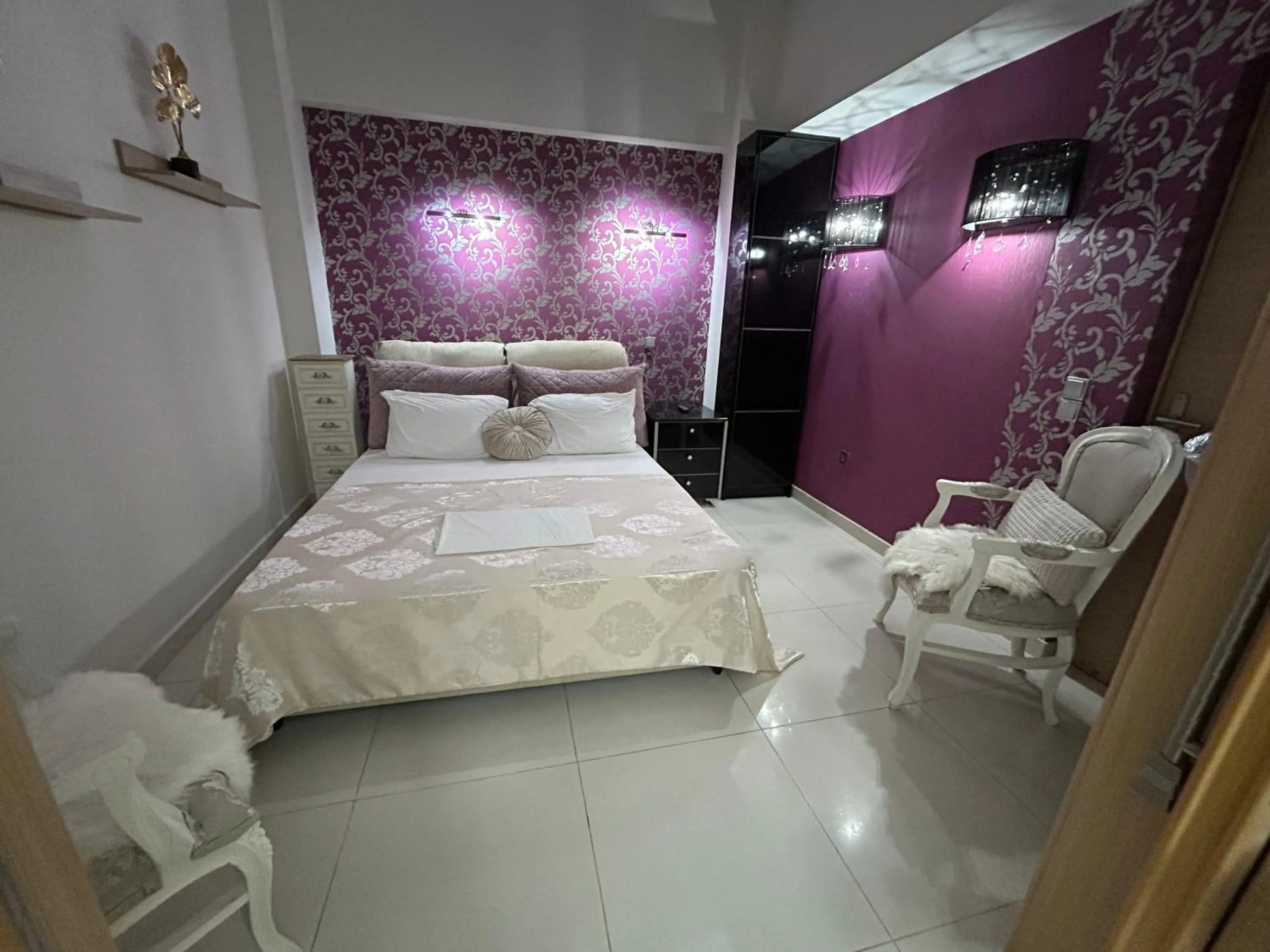 Bed in Palataki Residence