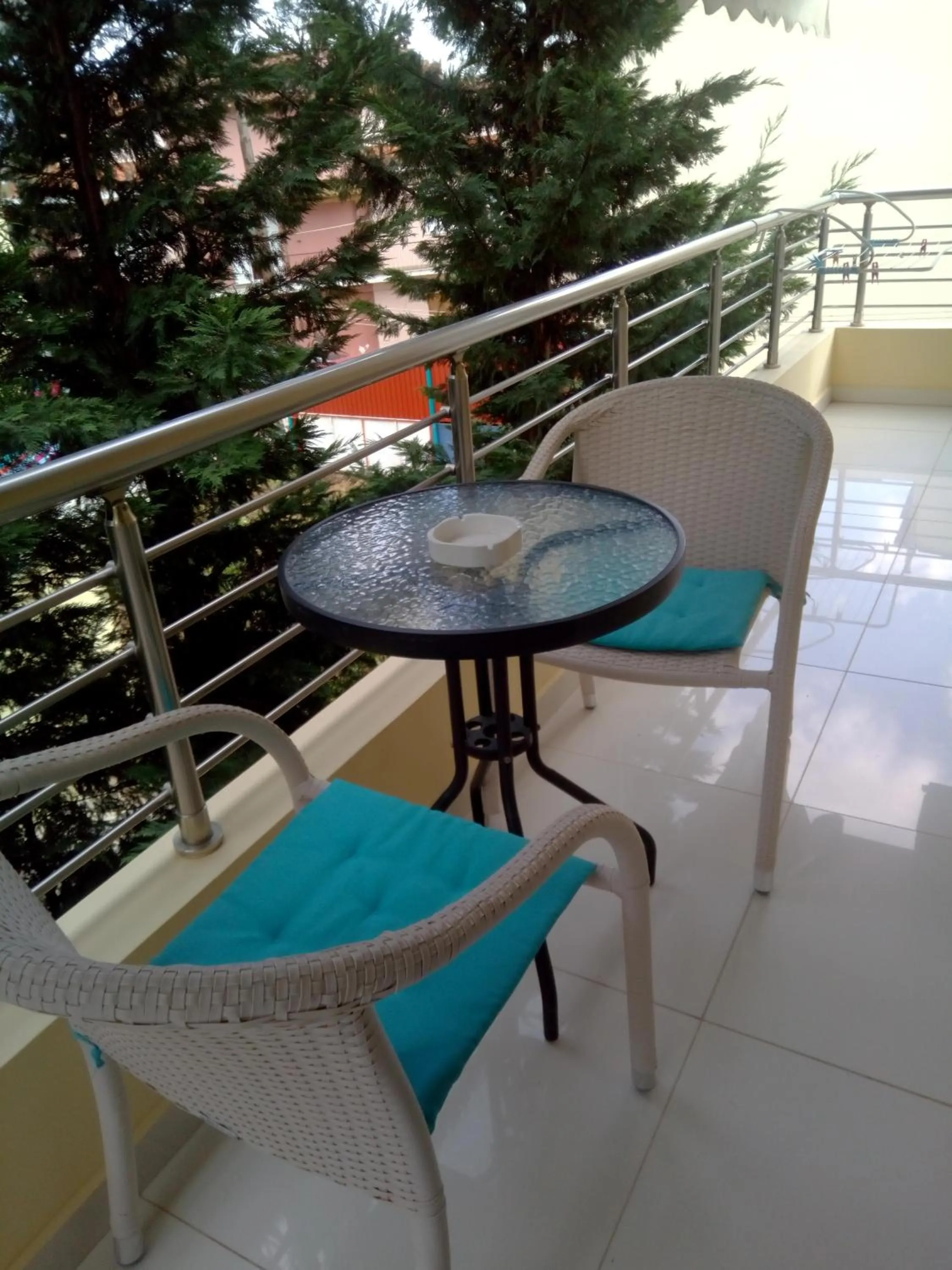 Garden view in Palataki Residence