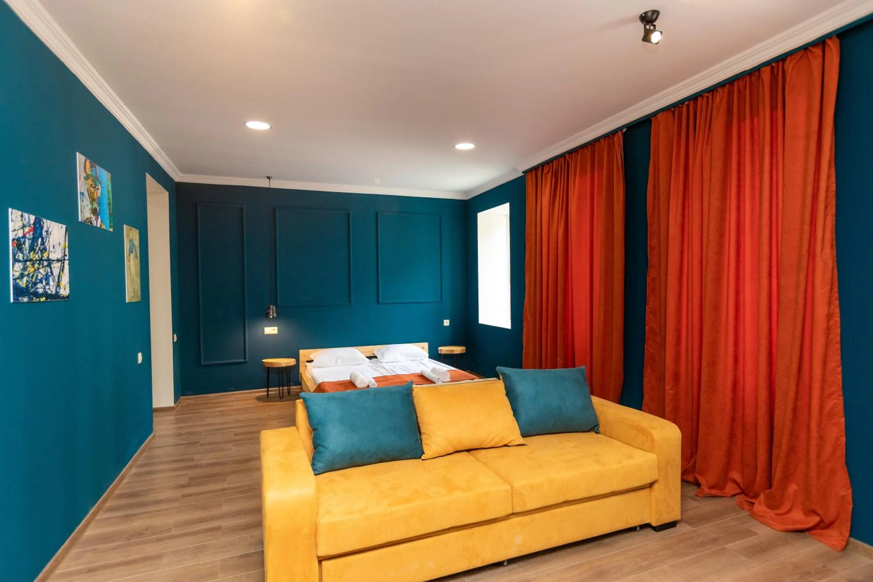Photo of the whole room in Giorgi's apartment
